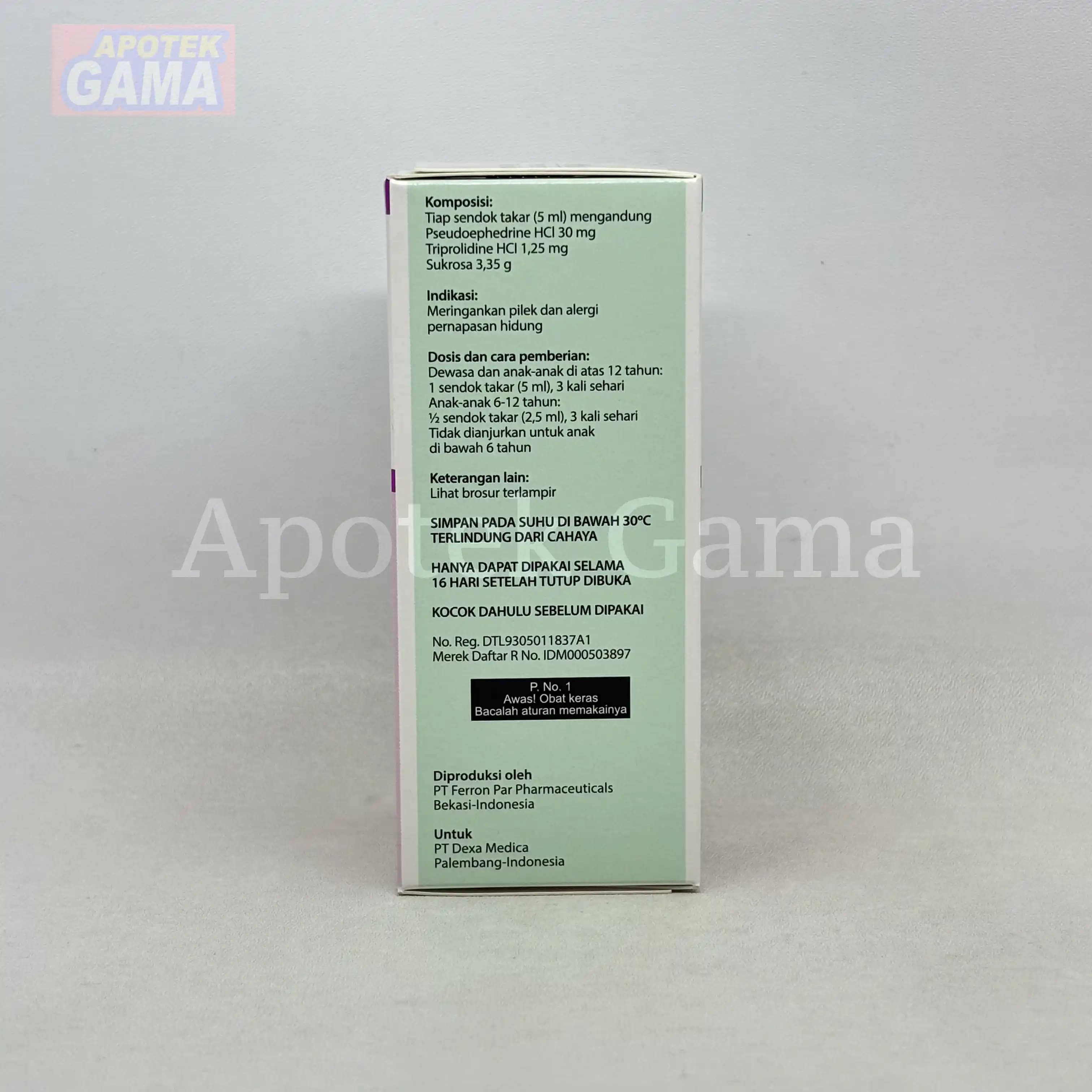 RHINOFED SYR 60 ML