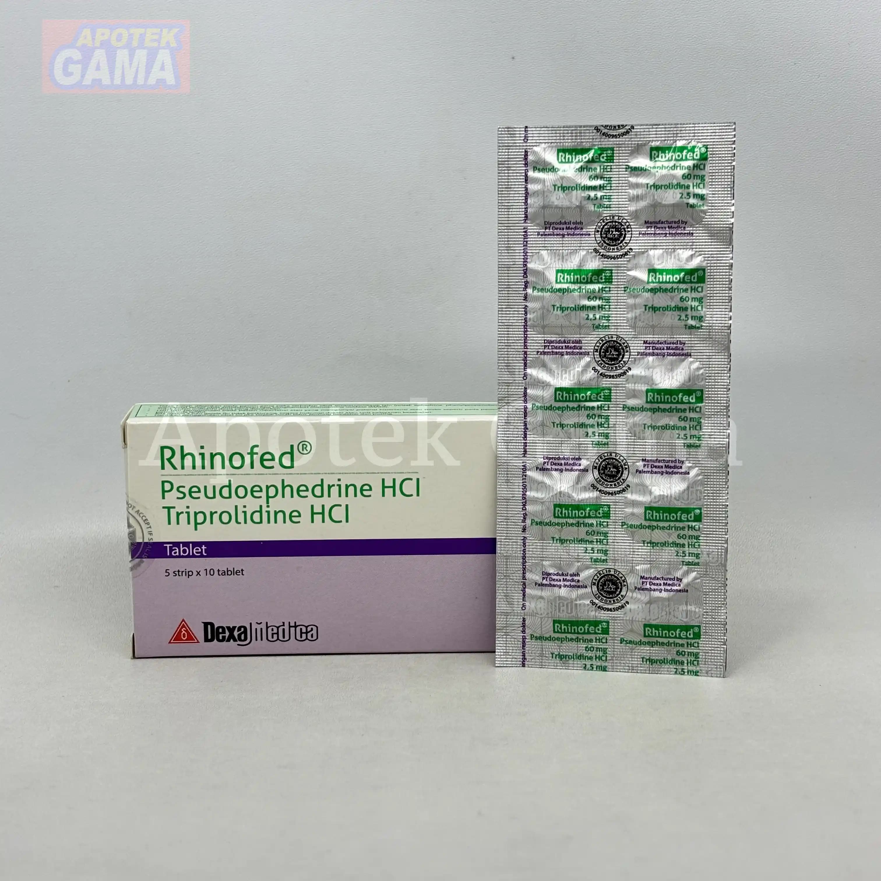 RHINOFED 60/2.5MG TAB 5