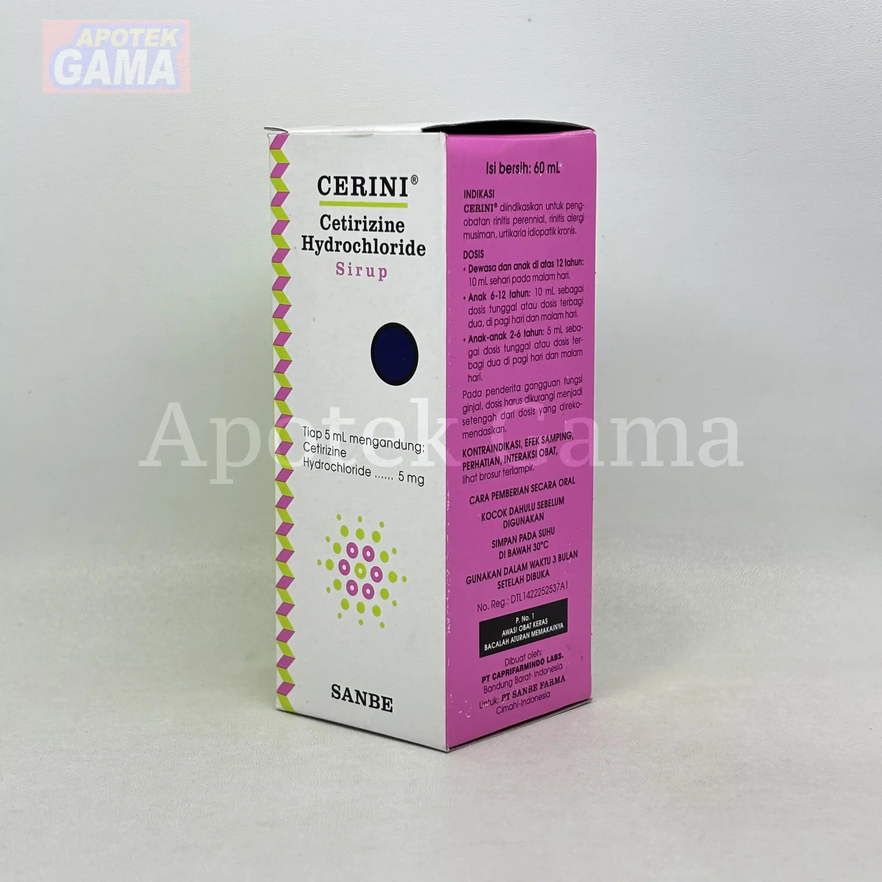 CERINI SYR 60 ML