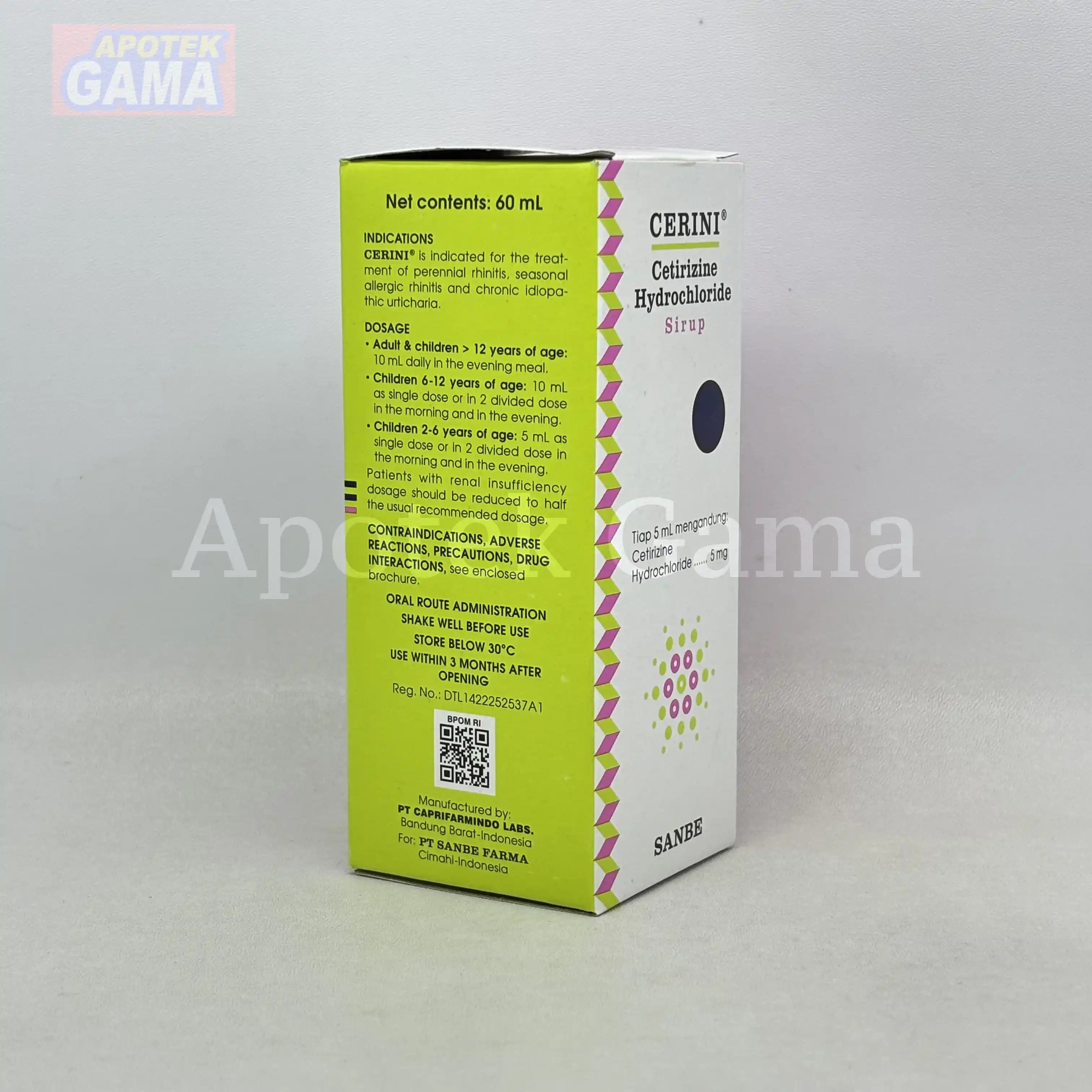 CERINI SYR 60 ML 2