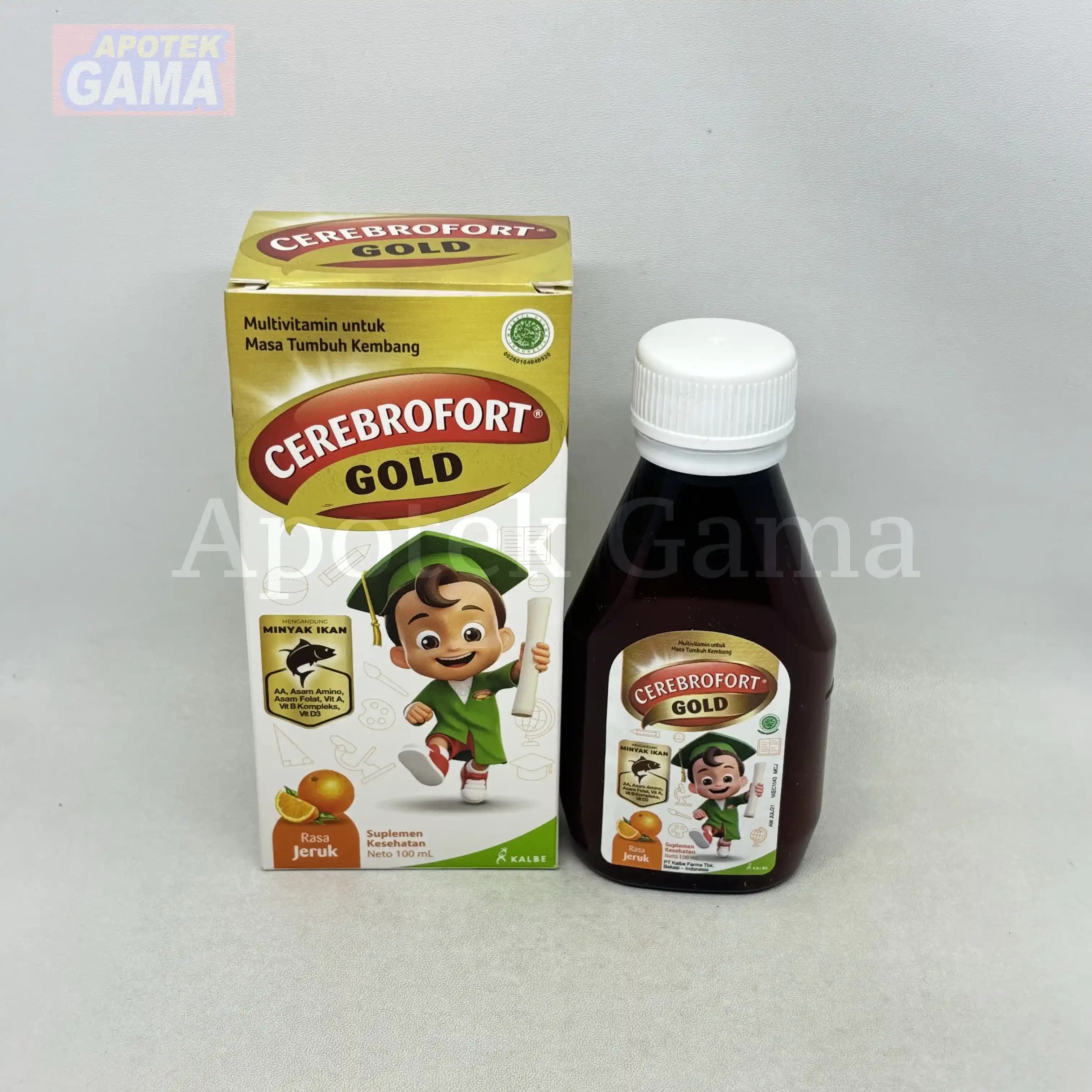 CEREBROFORT GOLD JERUK SYR 100 ML