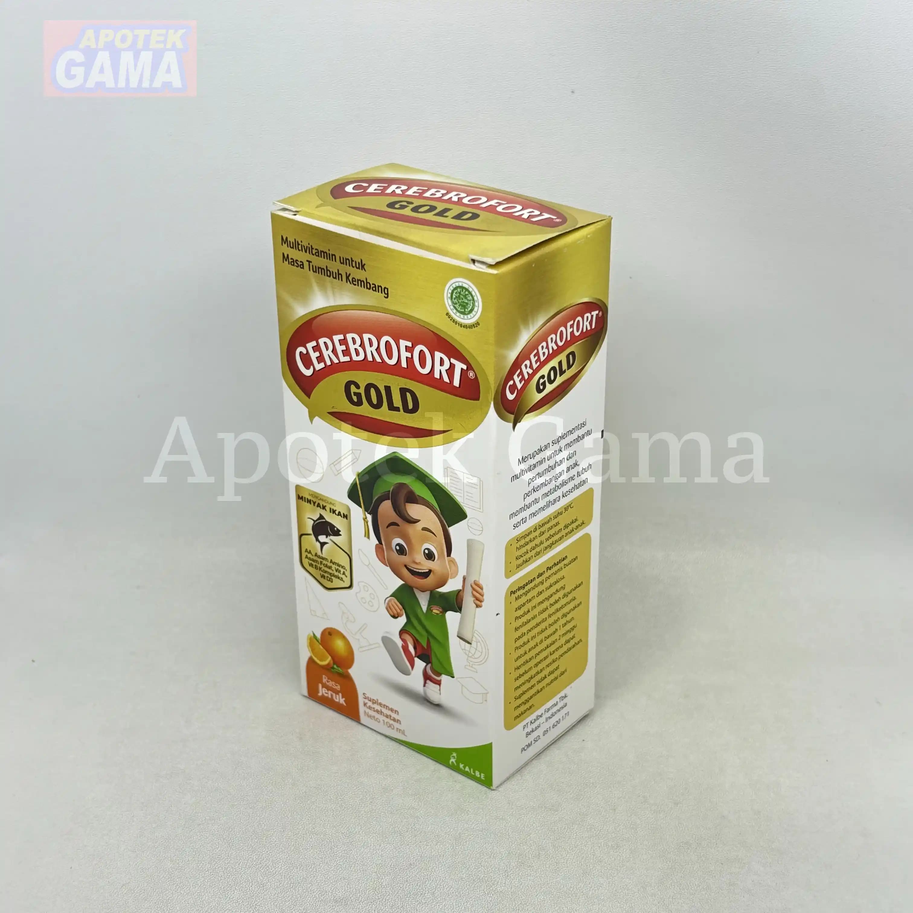 CEREBROFORT GOLD JERUK SYR 100 ML 3