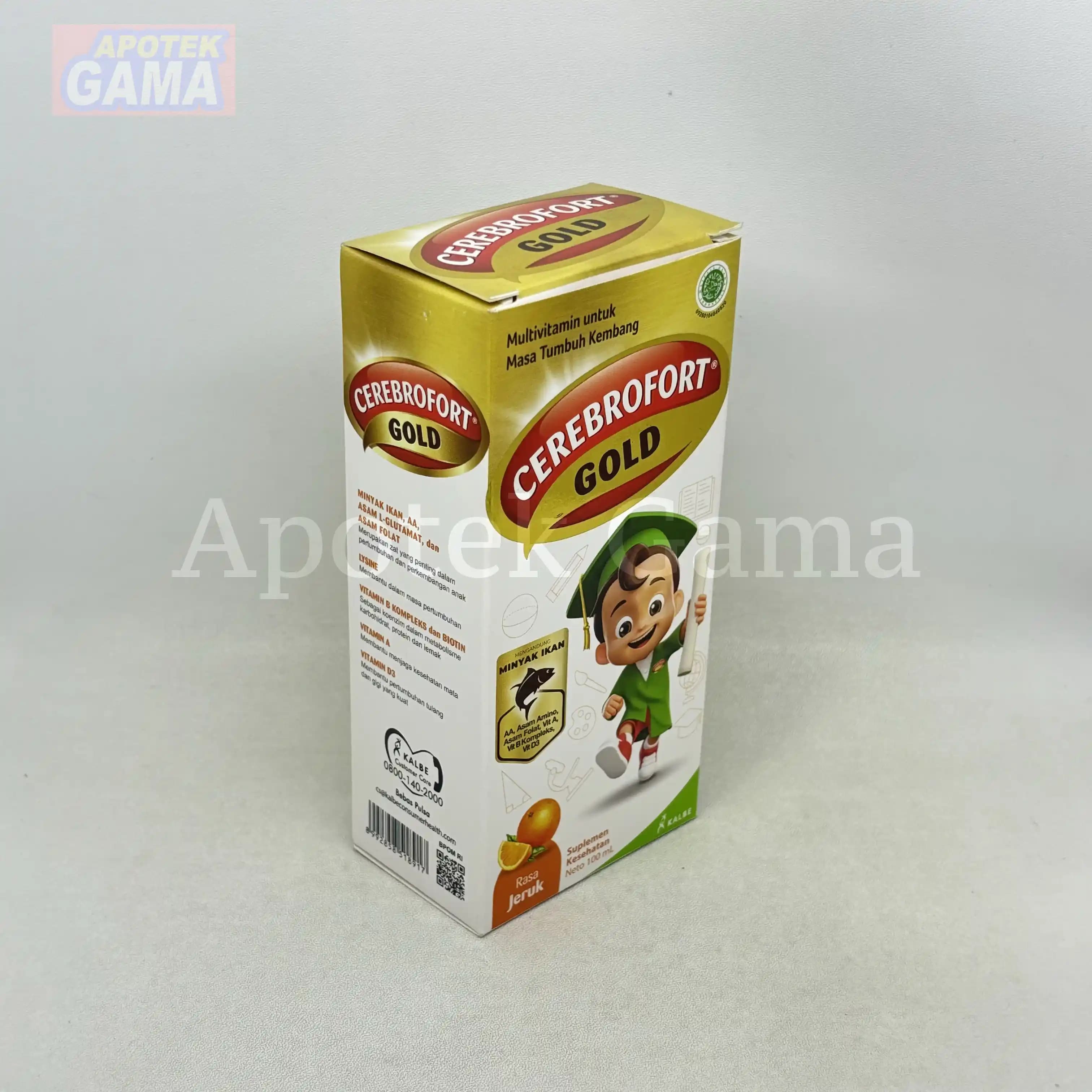 CEREBROFORT GOLD JERUK SYR 100 ML 5