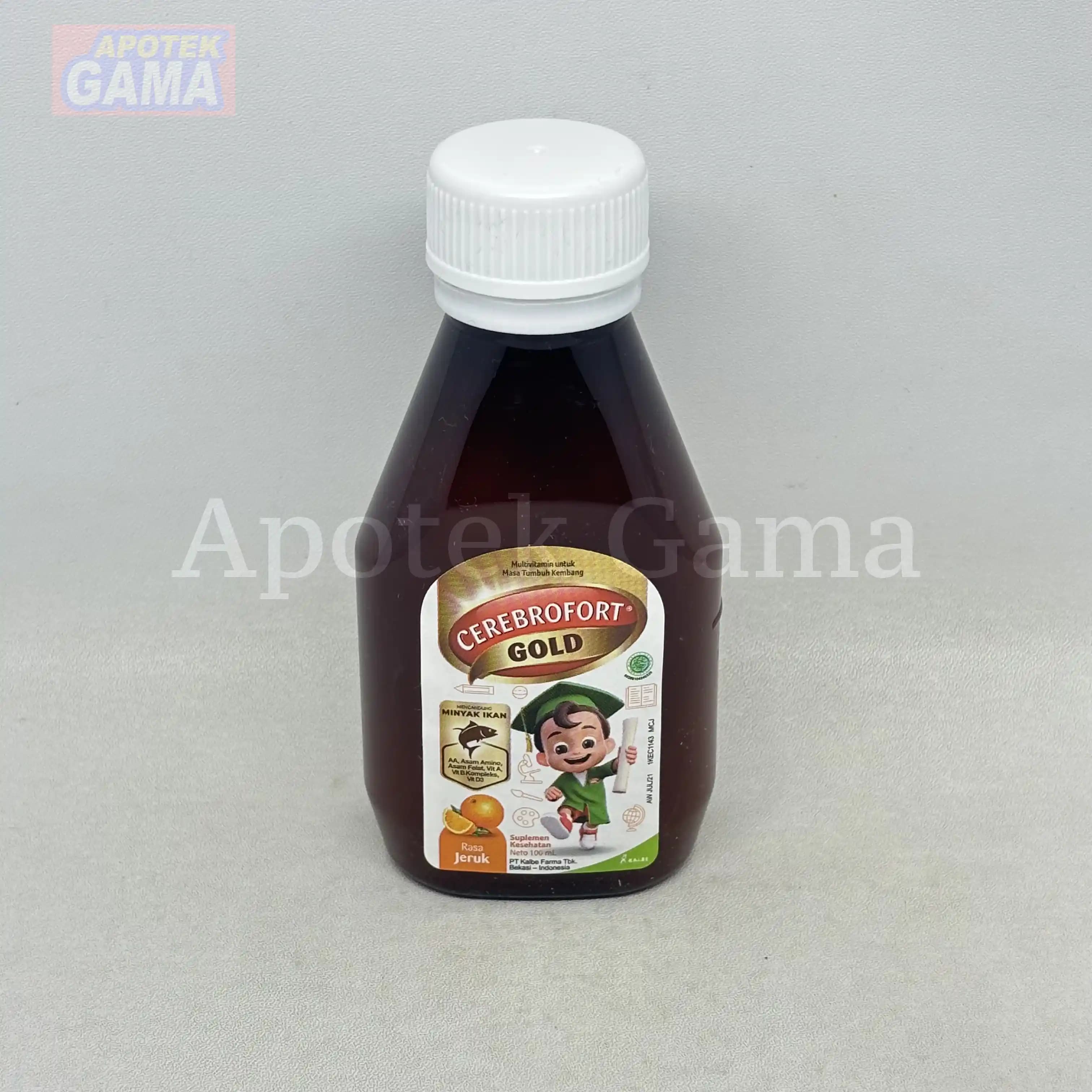 CEREBROFORT GOLD JERUK SYR 100 ML 2