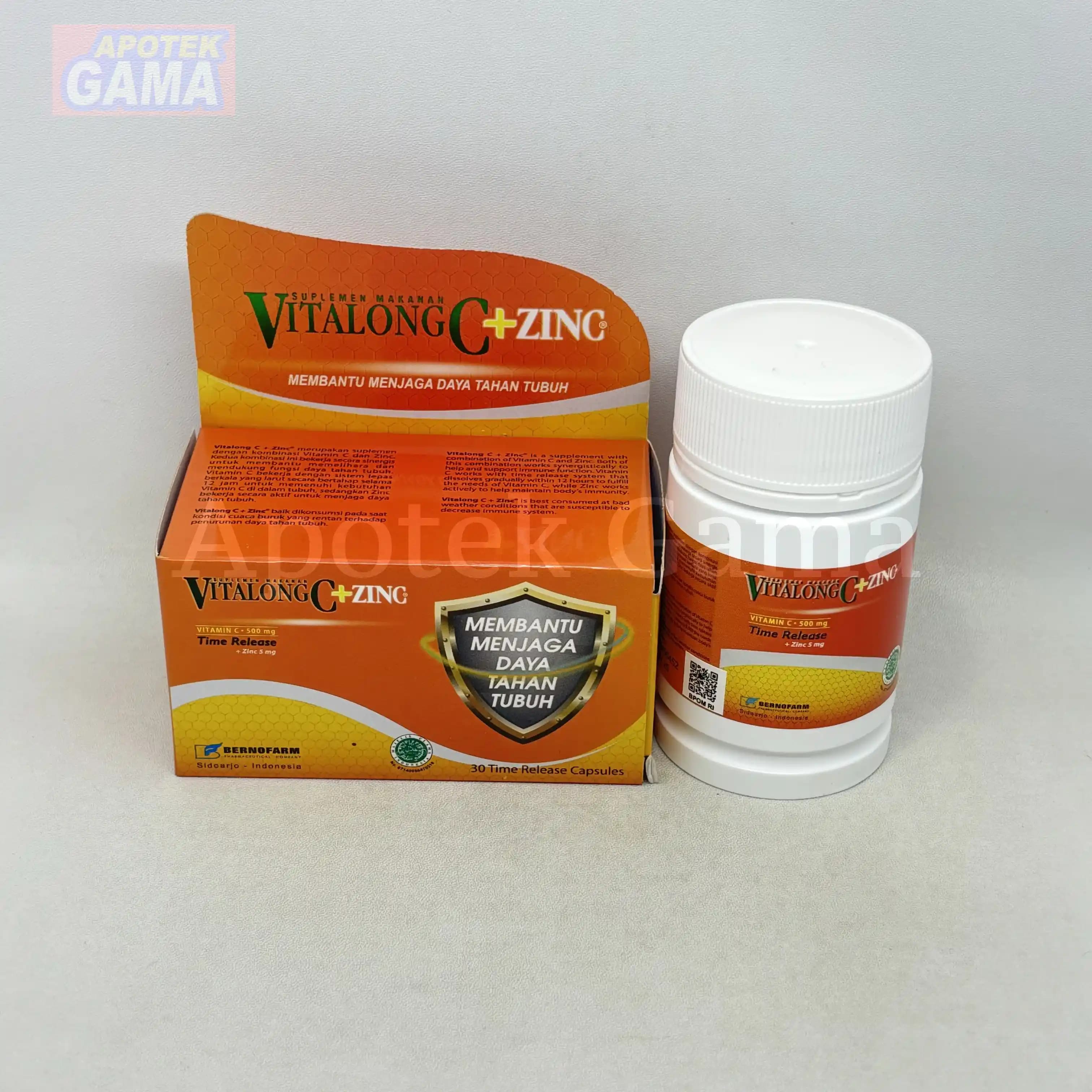 VITALONG C + ZINC BOTOL 30'S 2