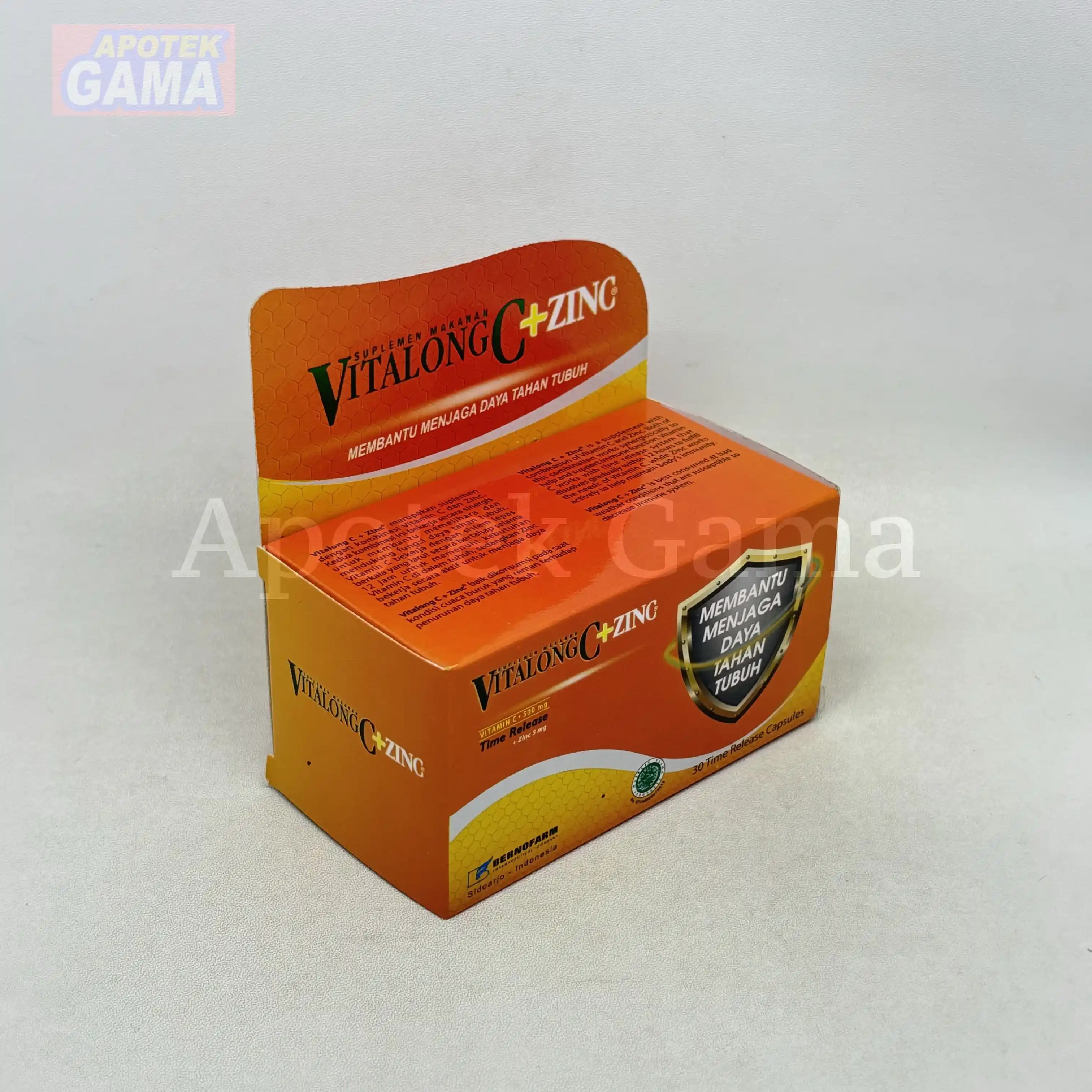 VITALONG C + ZINC BOTOL 30'S 3