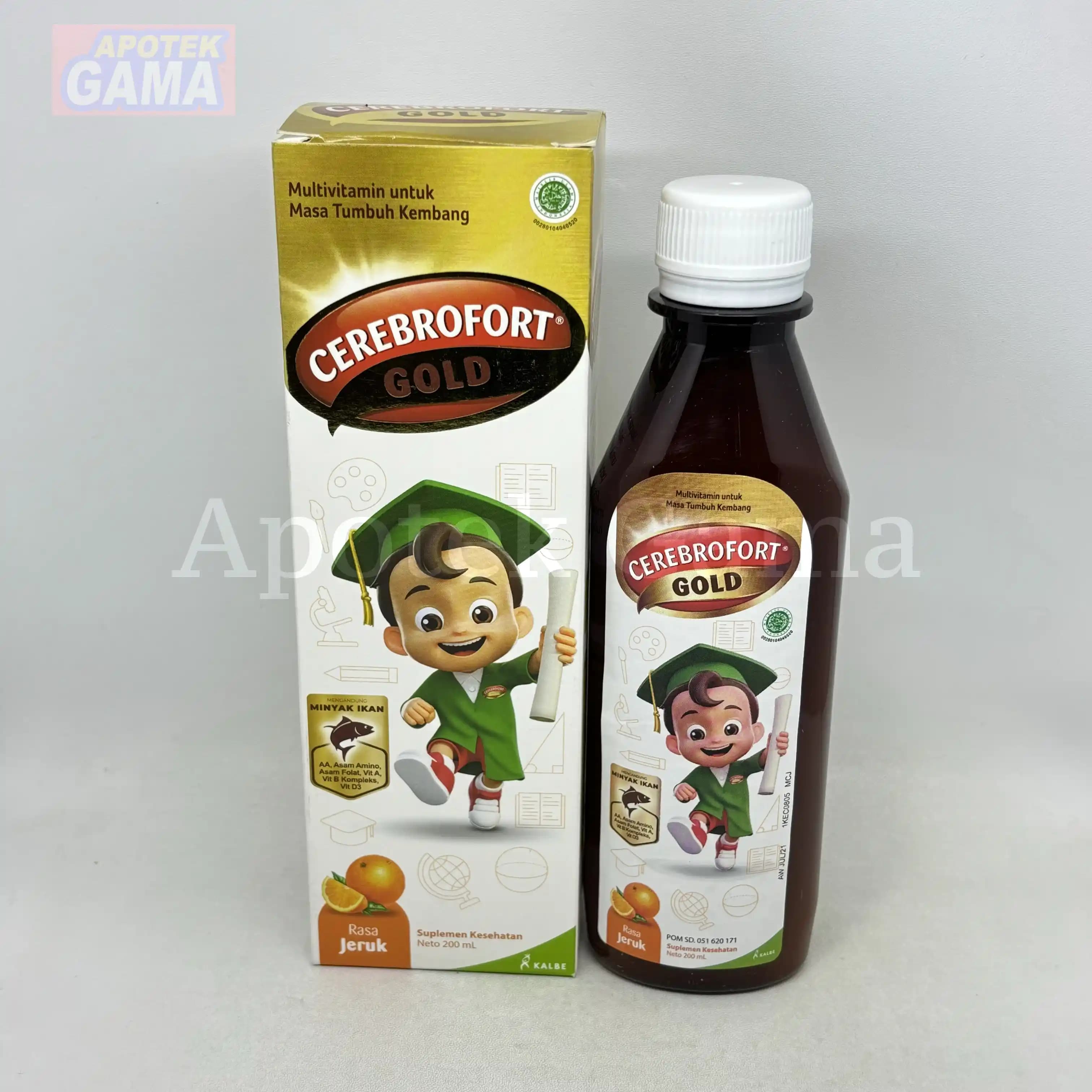 CEREBROFORT SYR JERUK  GOLD 200 ML 5