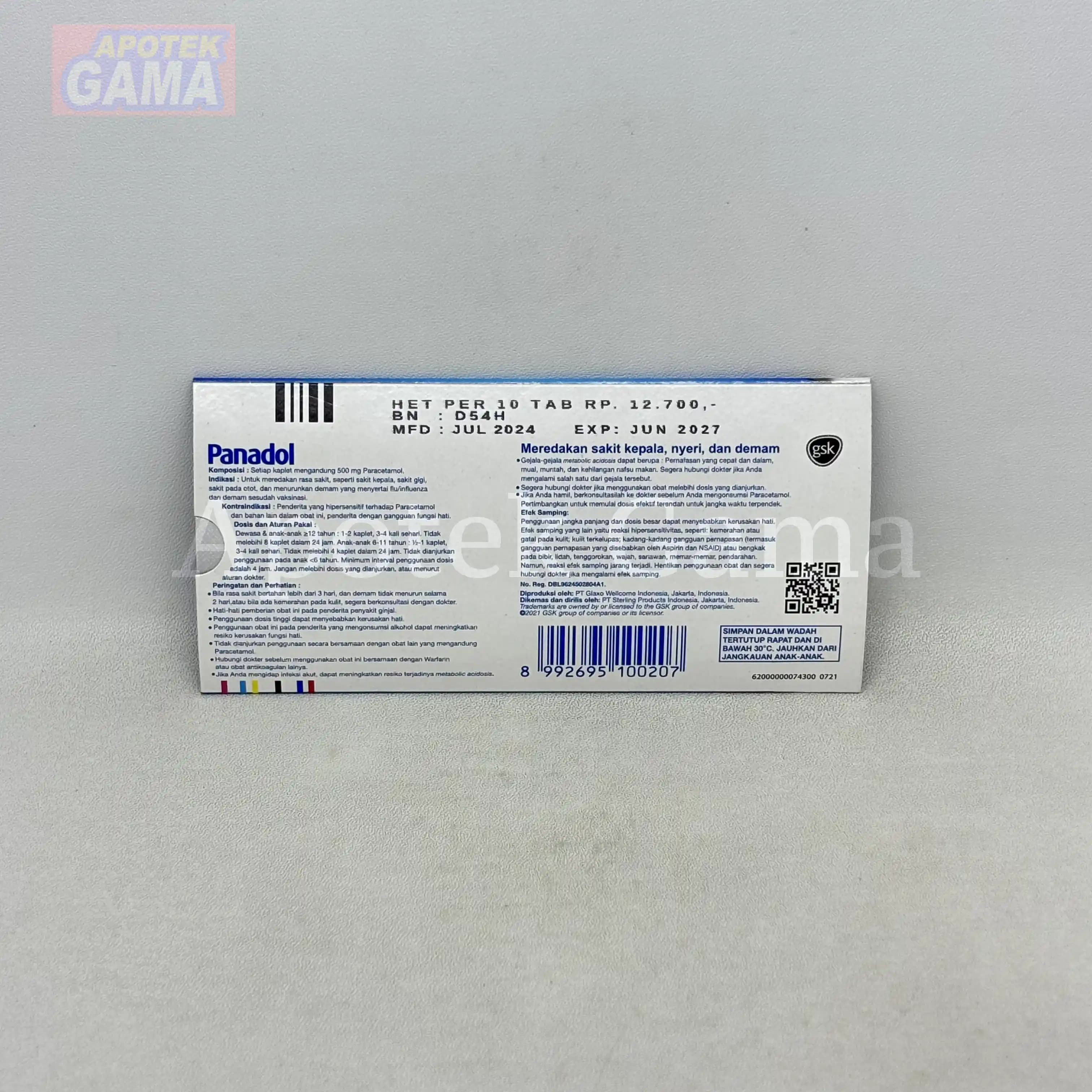 PANADOL BIRU 
