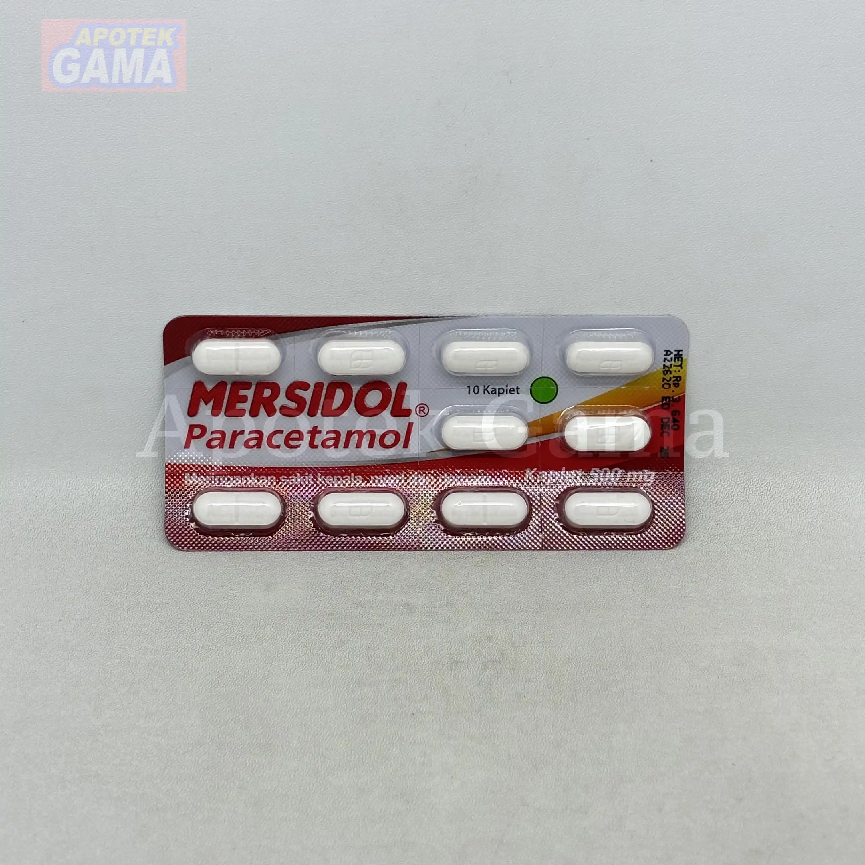 MERSIDOL 500MG TABLET