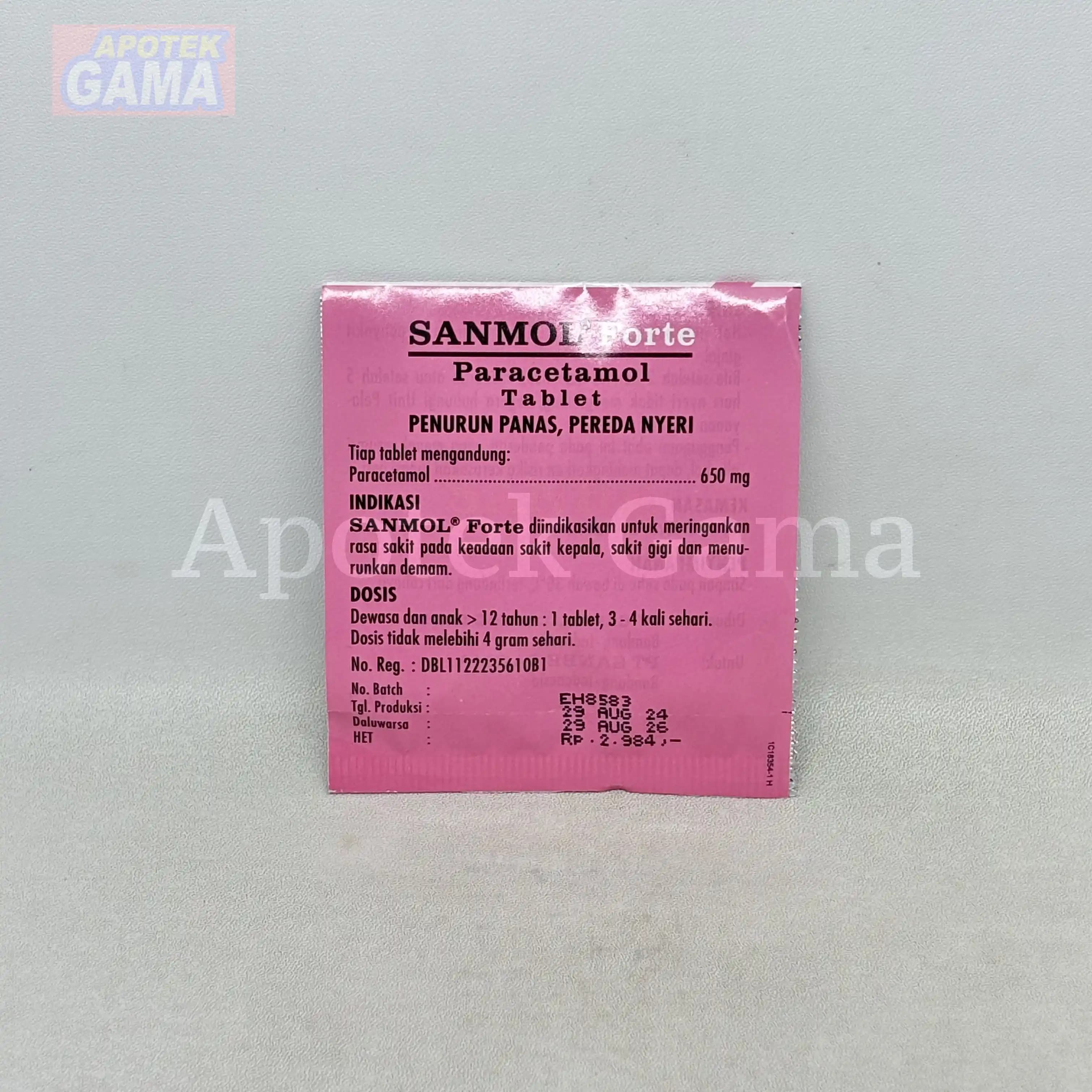SANMOL FORTE TAB 3