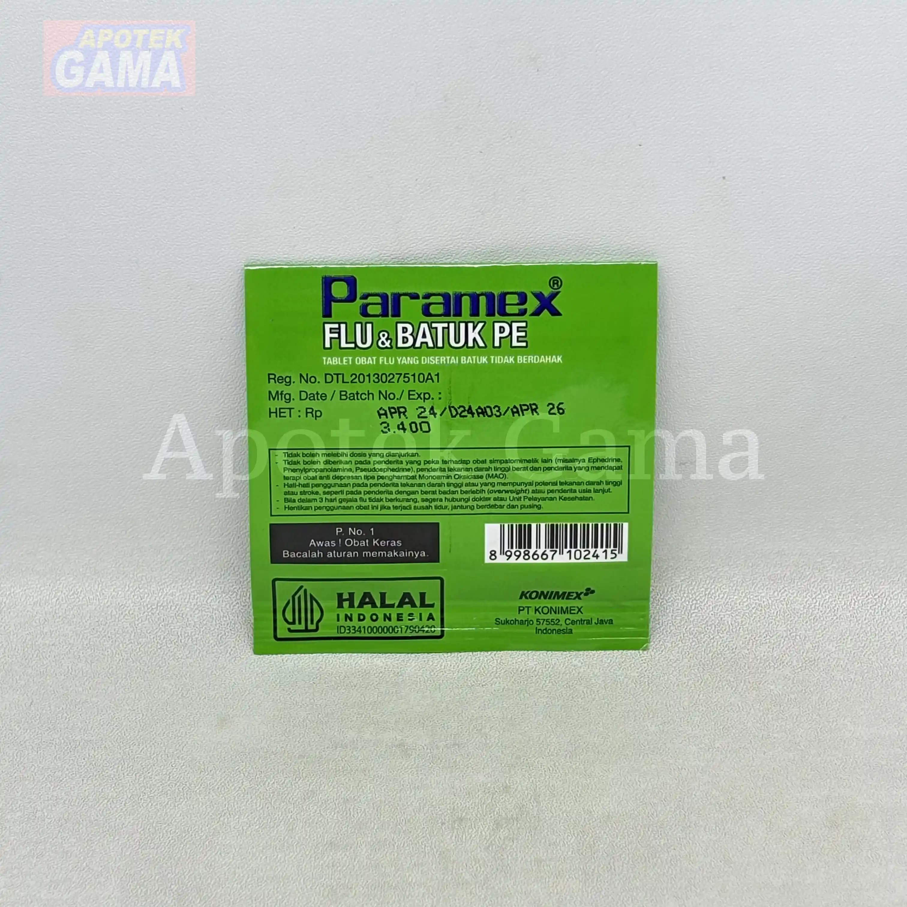 PARAMEX FLU&BATUK 5