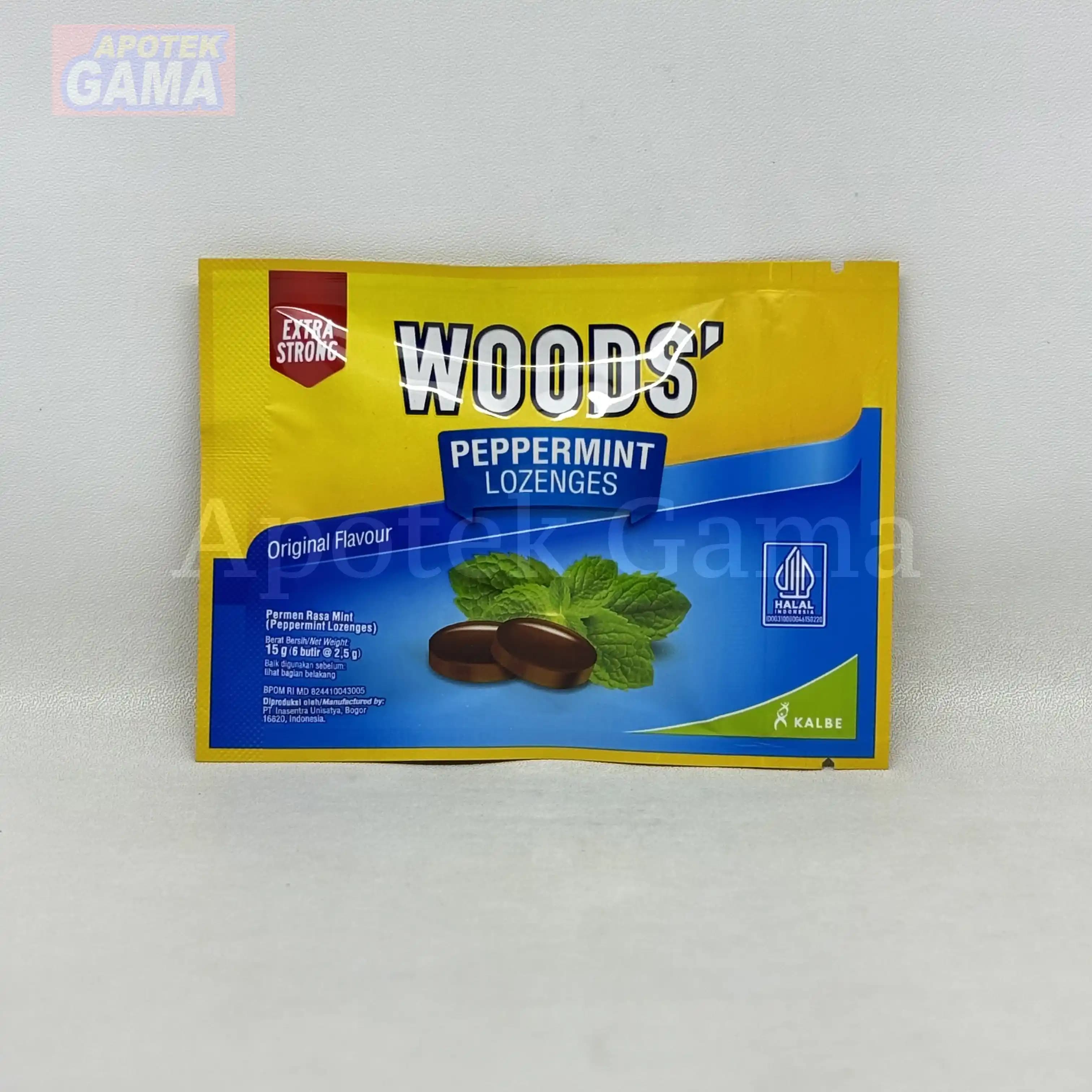 WOODS PERMEN PEPPERMINT LOZENGES 4