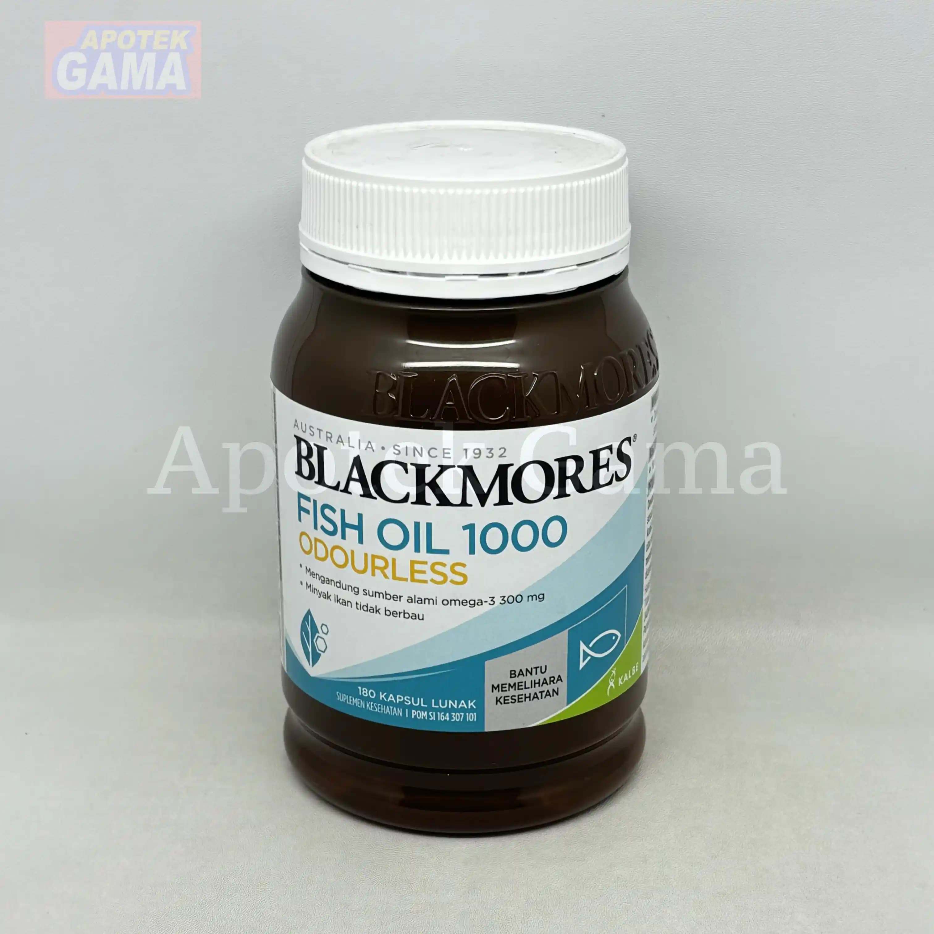 BLACKMORES ODOURLESS FISH OIL 1000 180 S 3