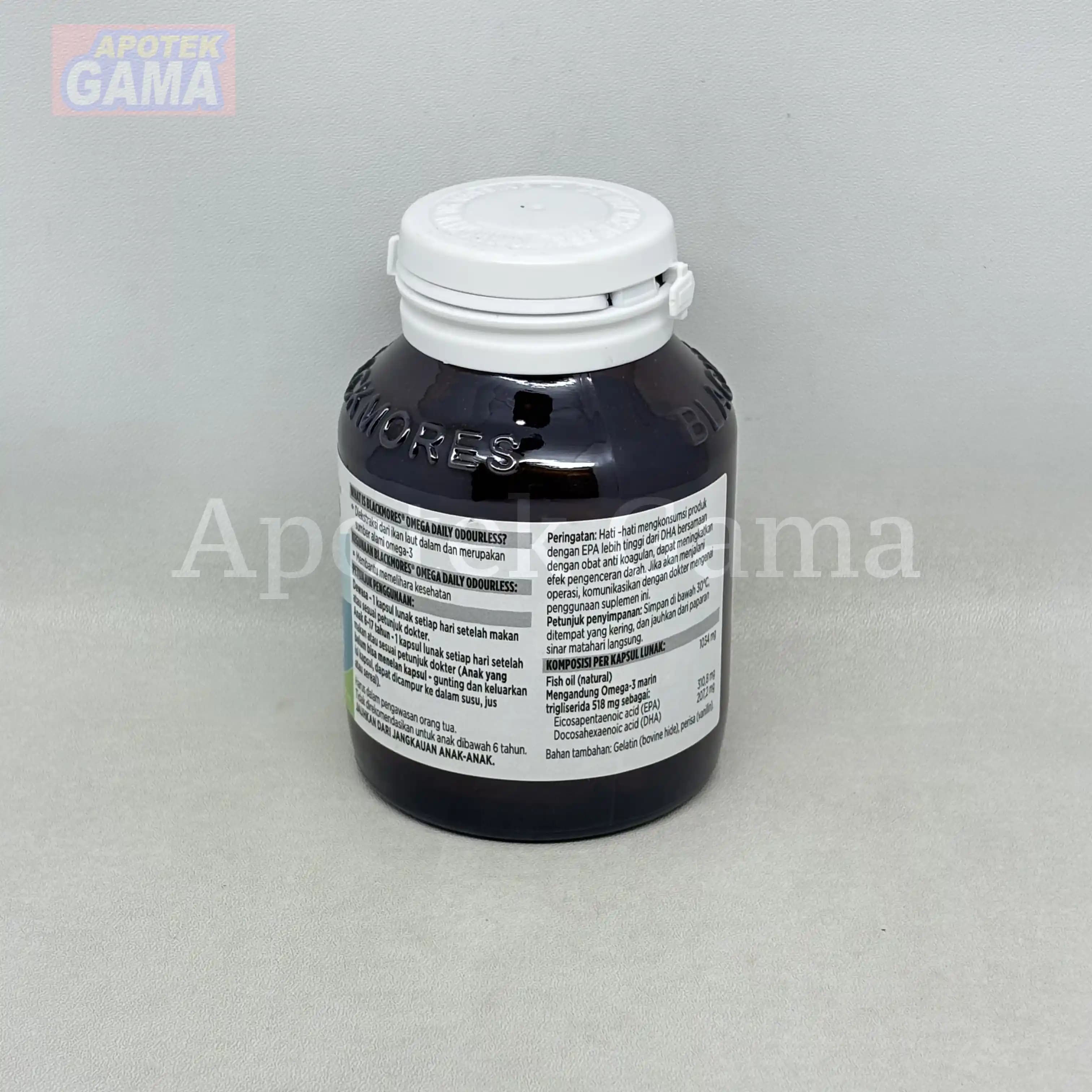 BLACKMORES OMEGA DAILY ODOURLESS 30 S 3