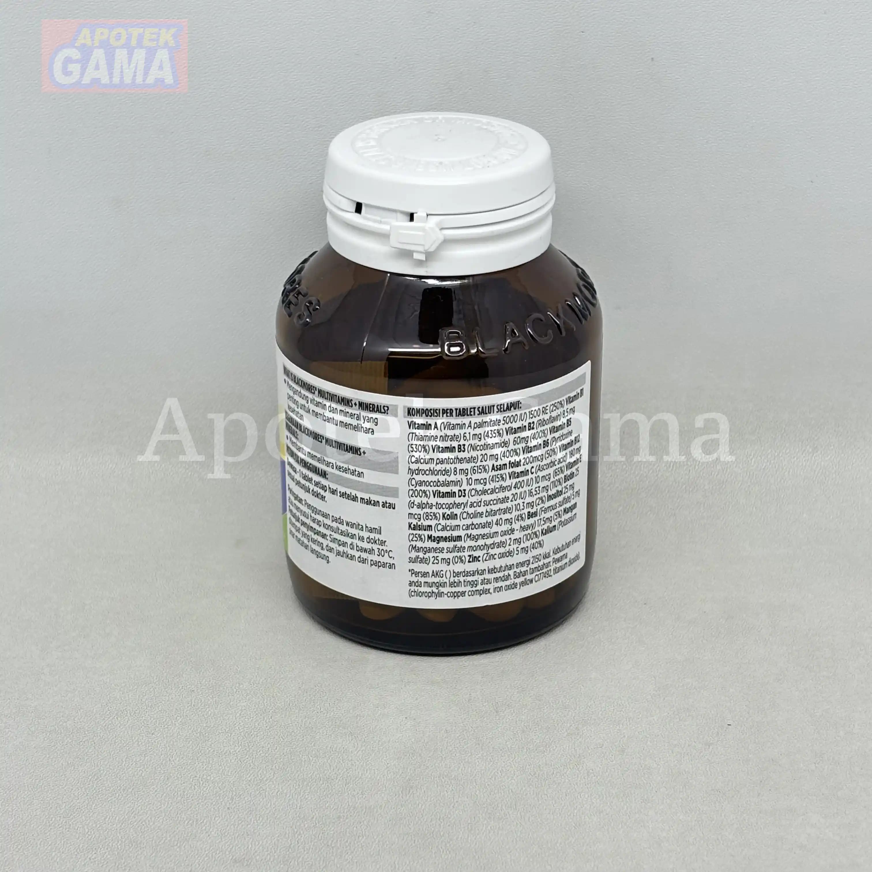 BLACKMORES MULTIVITAMIN + MINERALS 60S 2