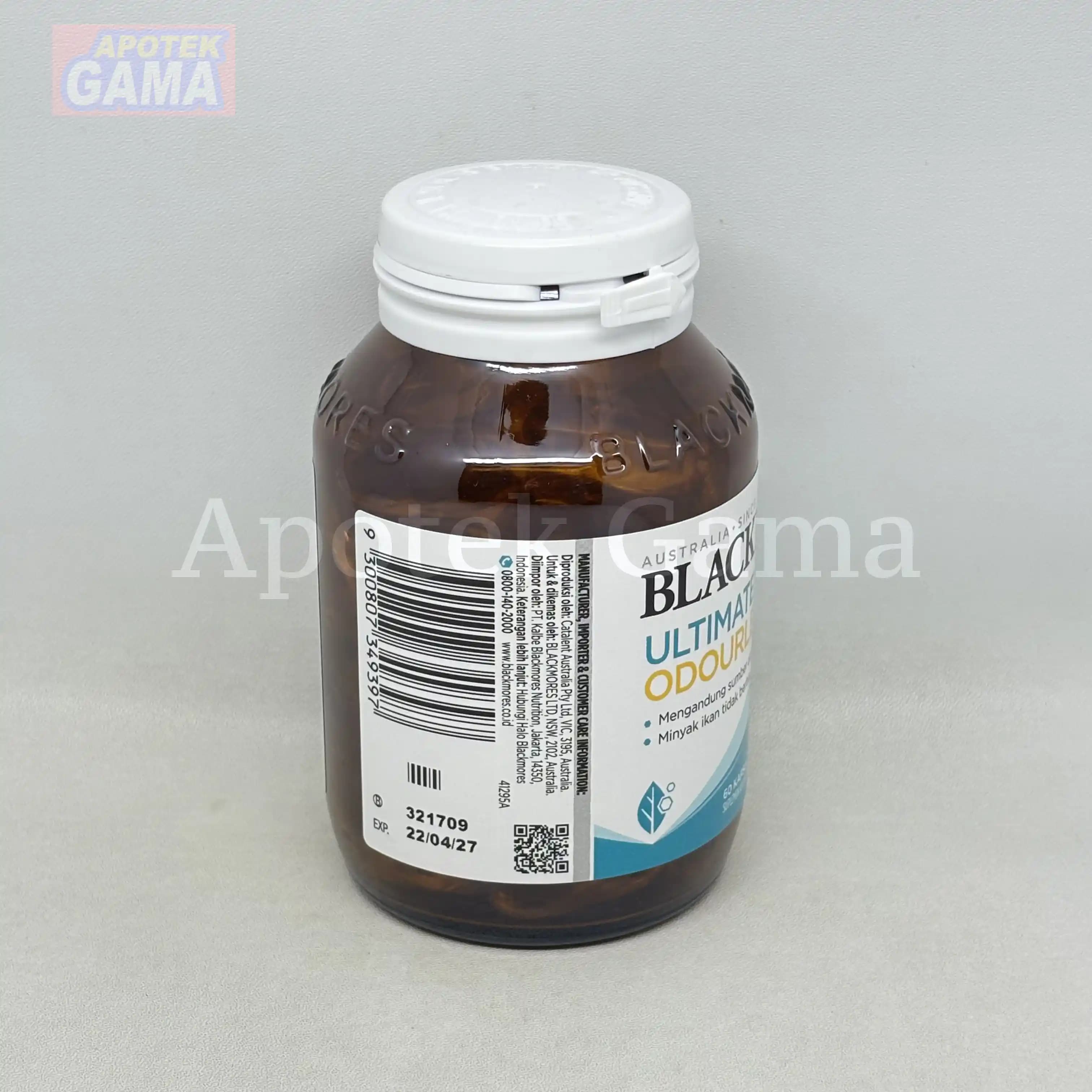 BLACKMORES ULTIMATE OMEGA ODOURLESS 60S
