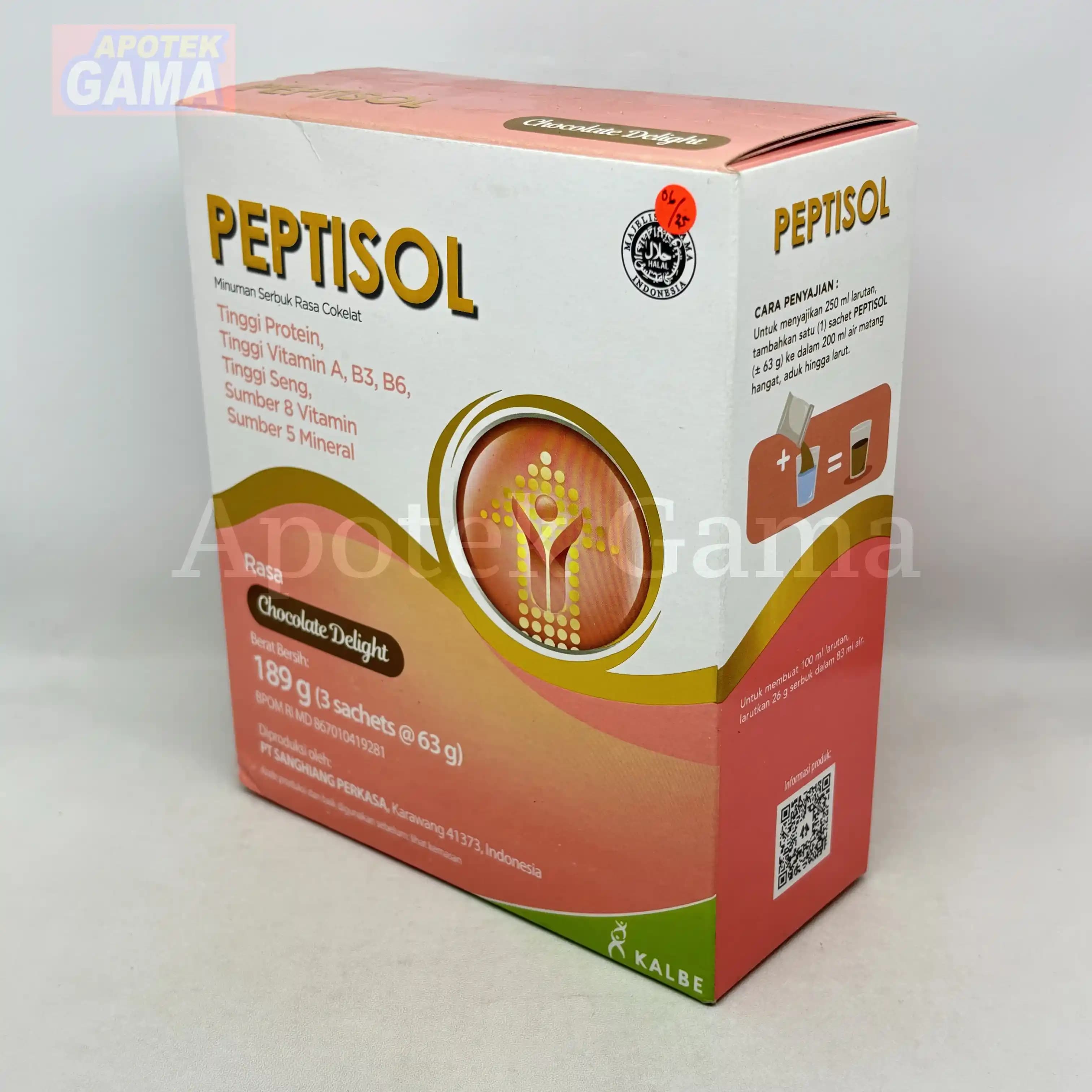 PEPTISOL COKLAT 180GR 3