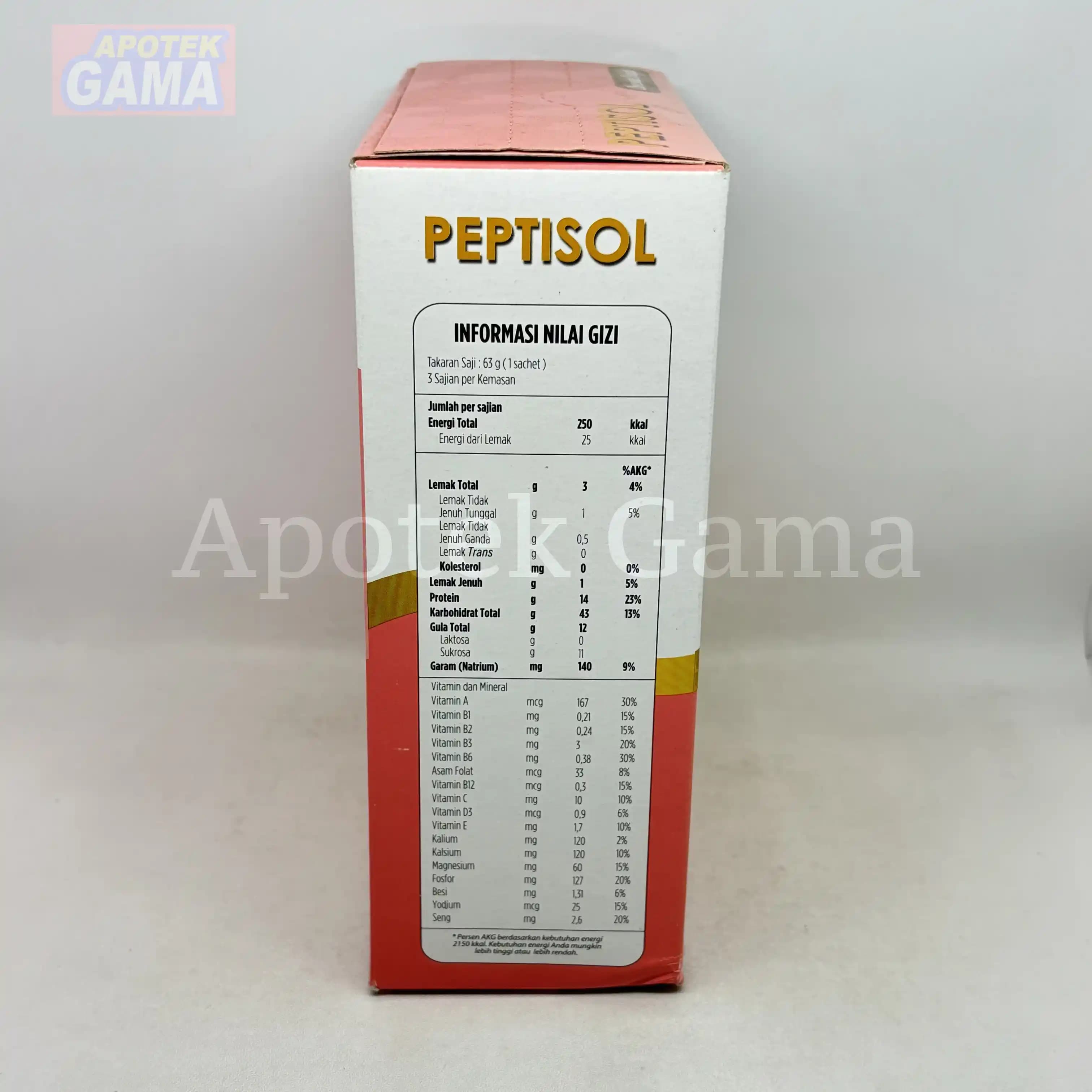 PEPTISOL COKLAT 180GR 2