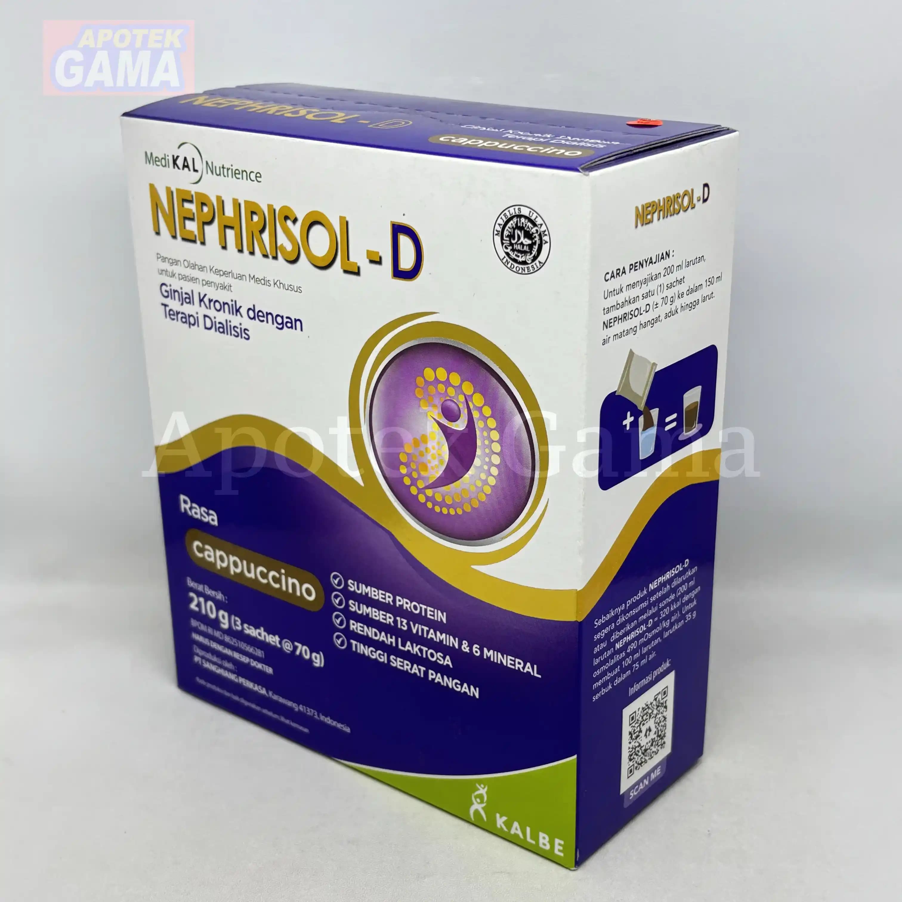 NEPHRISOL-D CAPPUCCINO 210 GR