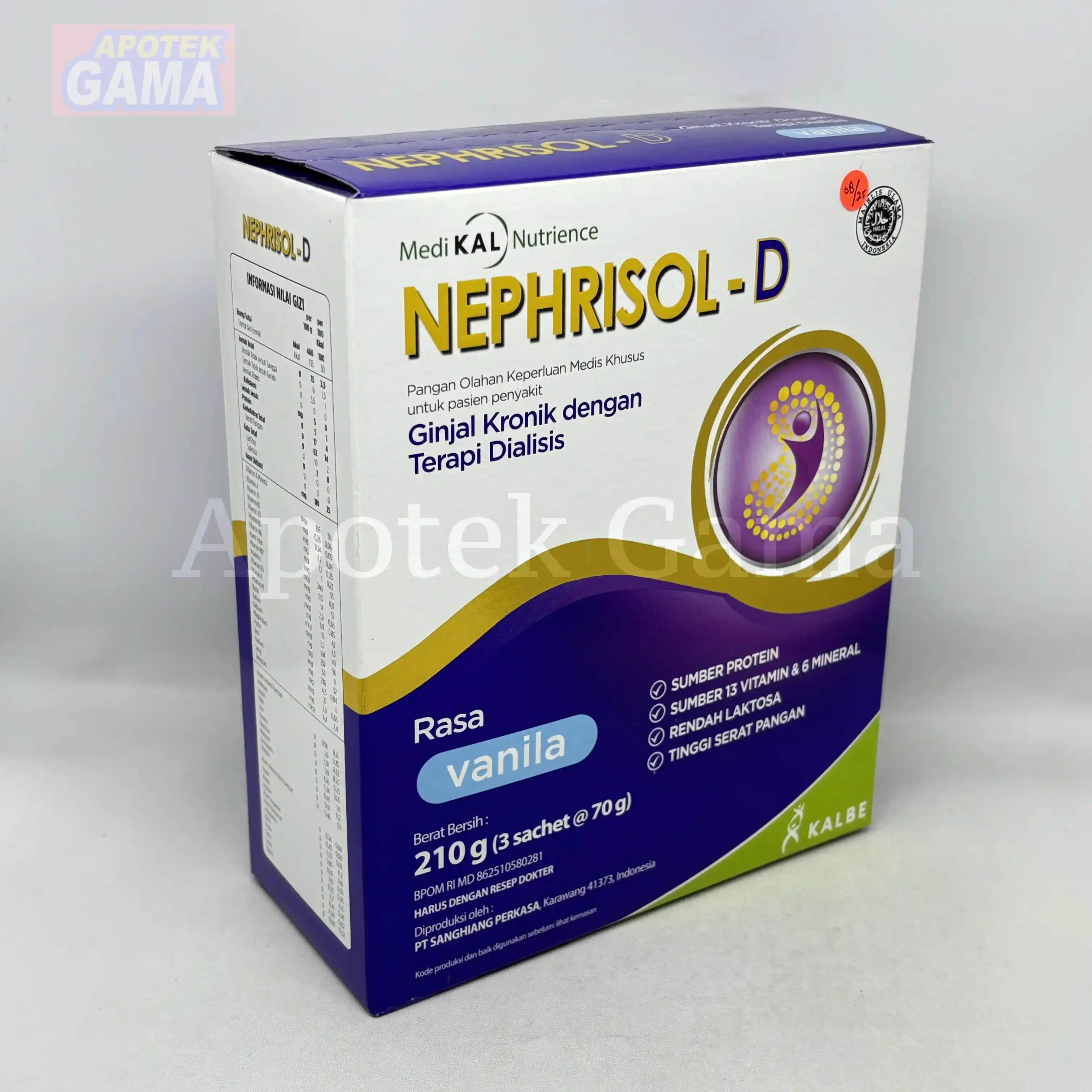 NEPHRISOL-D VANILA 210GR
