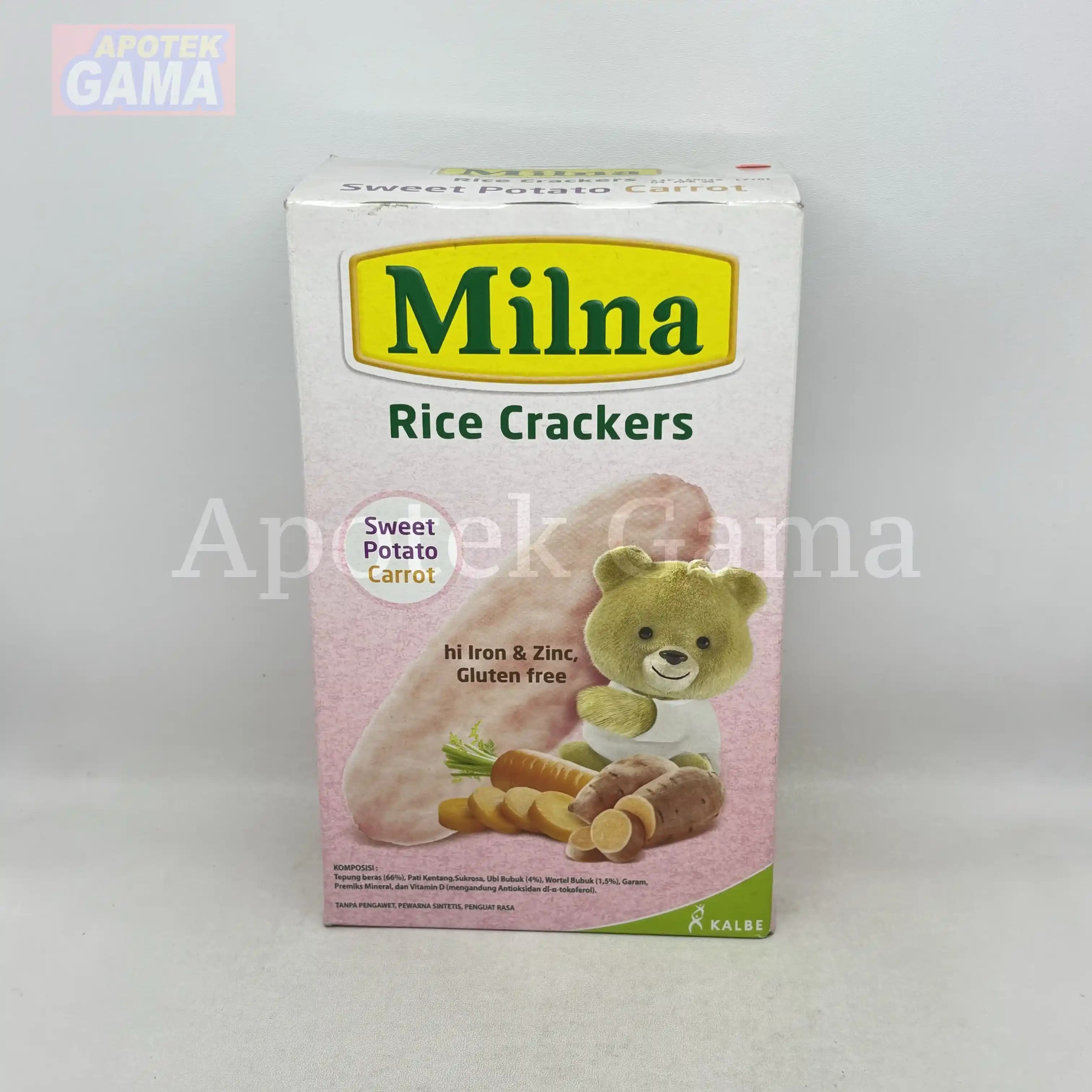 MILNA RICE CRACKERS SWEET POTATO CARROT 20GR 5