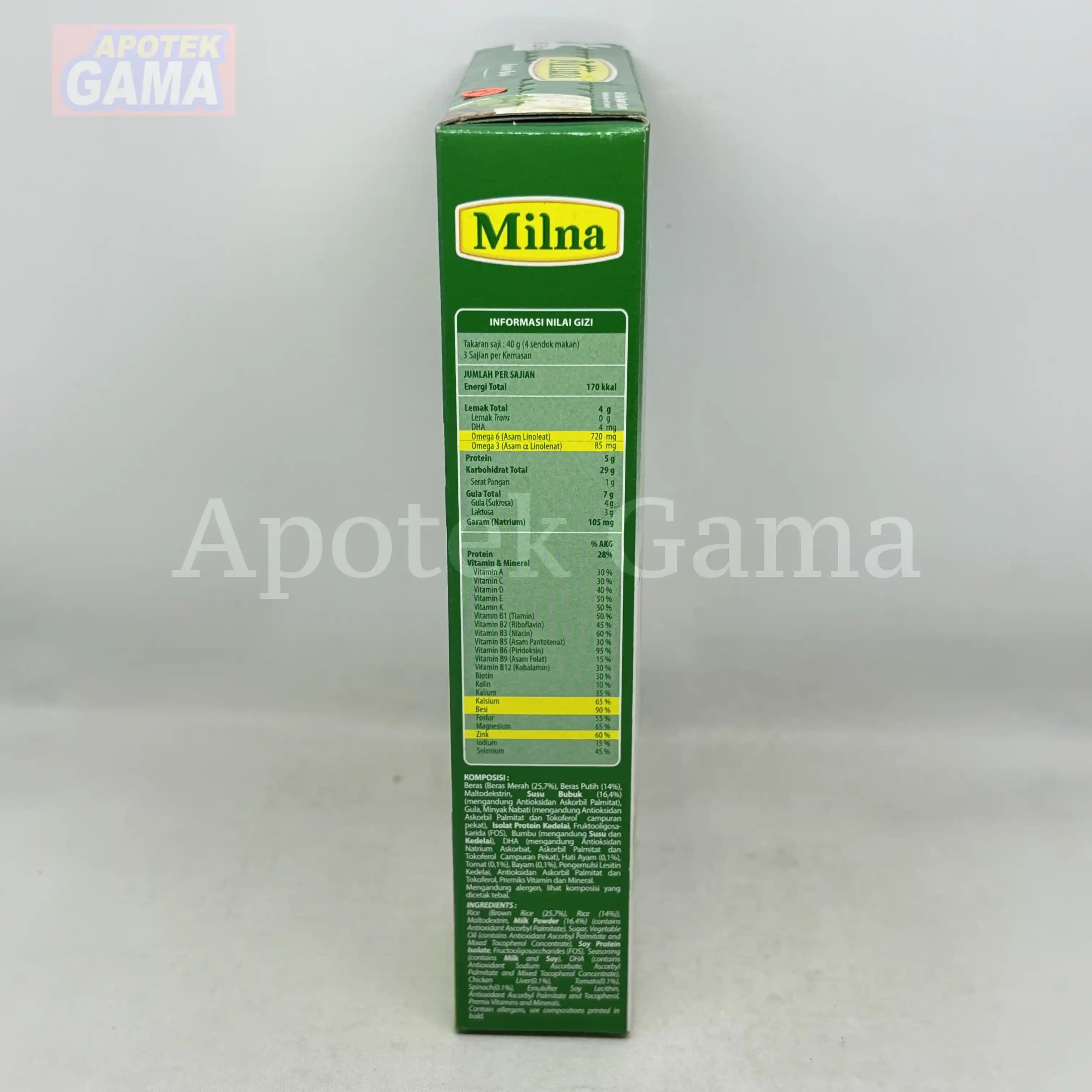 MILNA BUBUR BAYI 6+ TIM HATI AYAM BAYAM 120 GR 4
