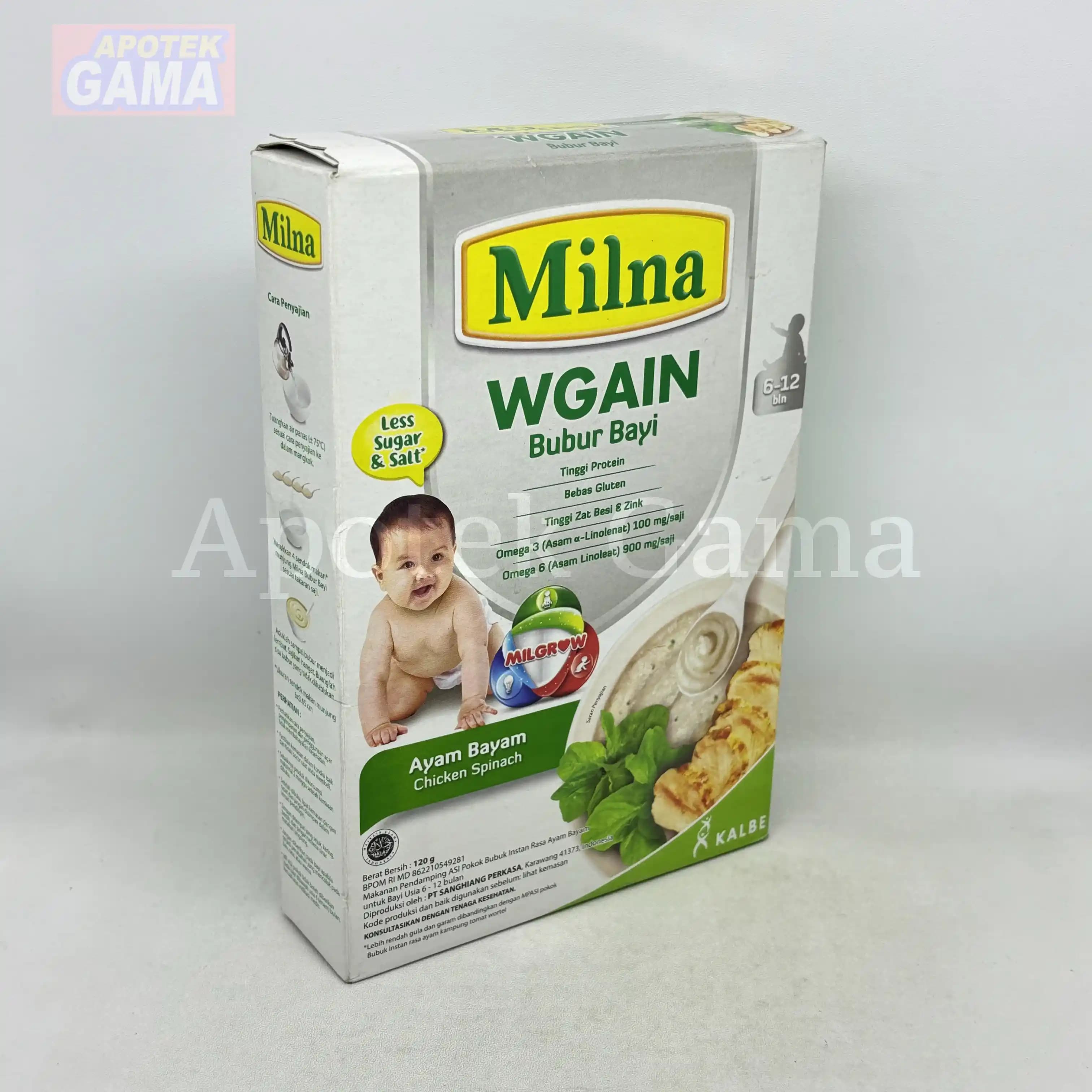 MILNA WGAIN 6+ AYAM BAYAM 120 GR