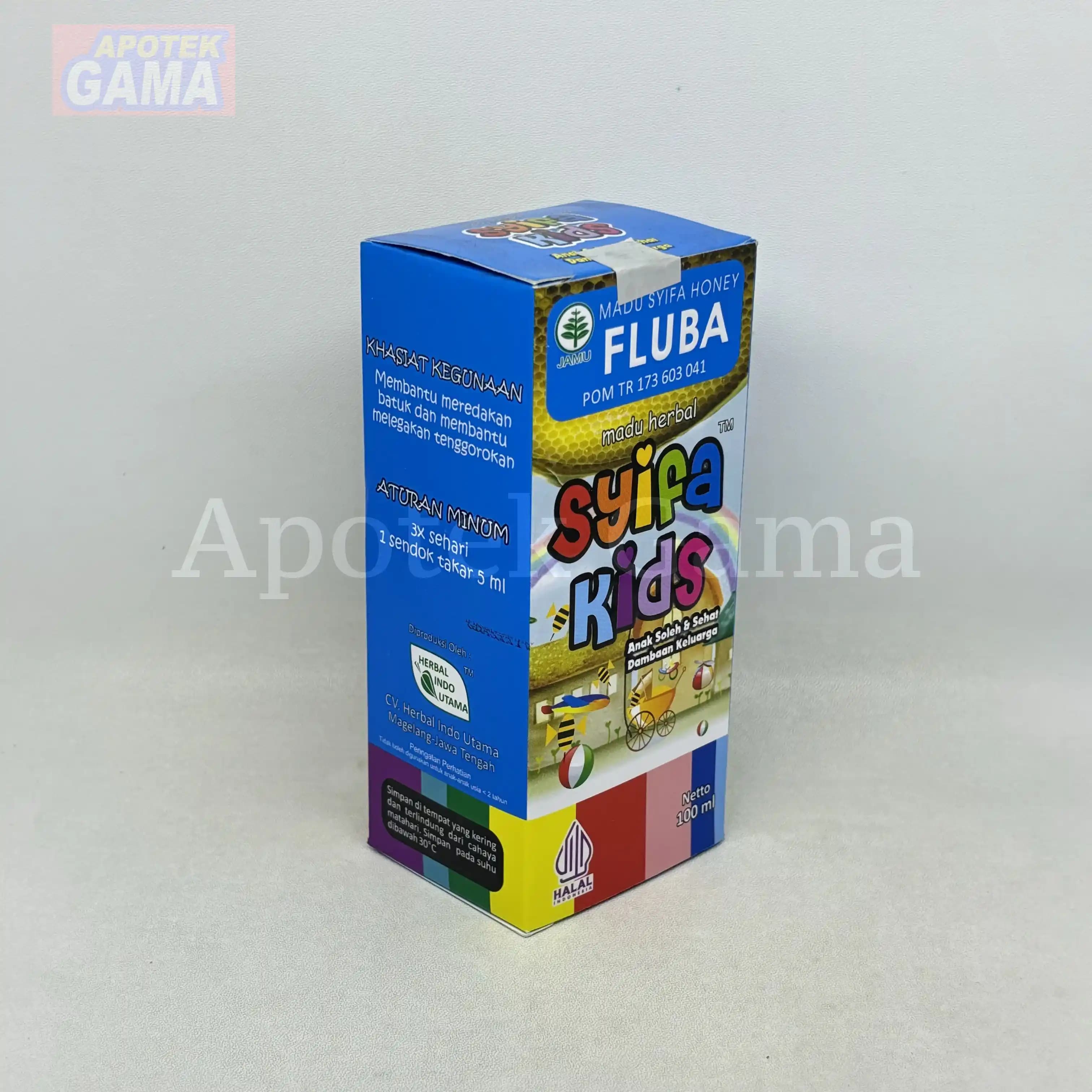 MADU HERBAL SYIFA KIDS FLUBA 100 ML 3