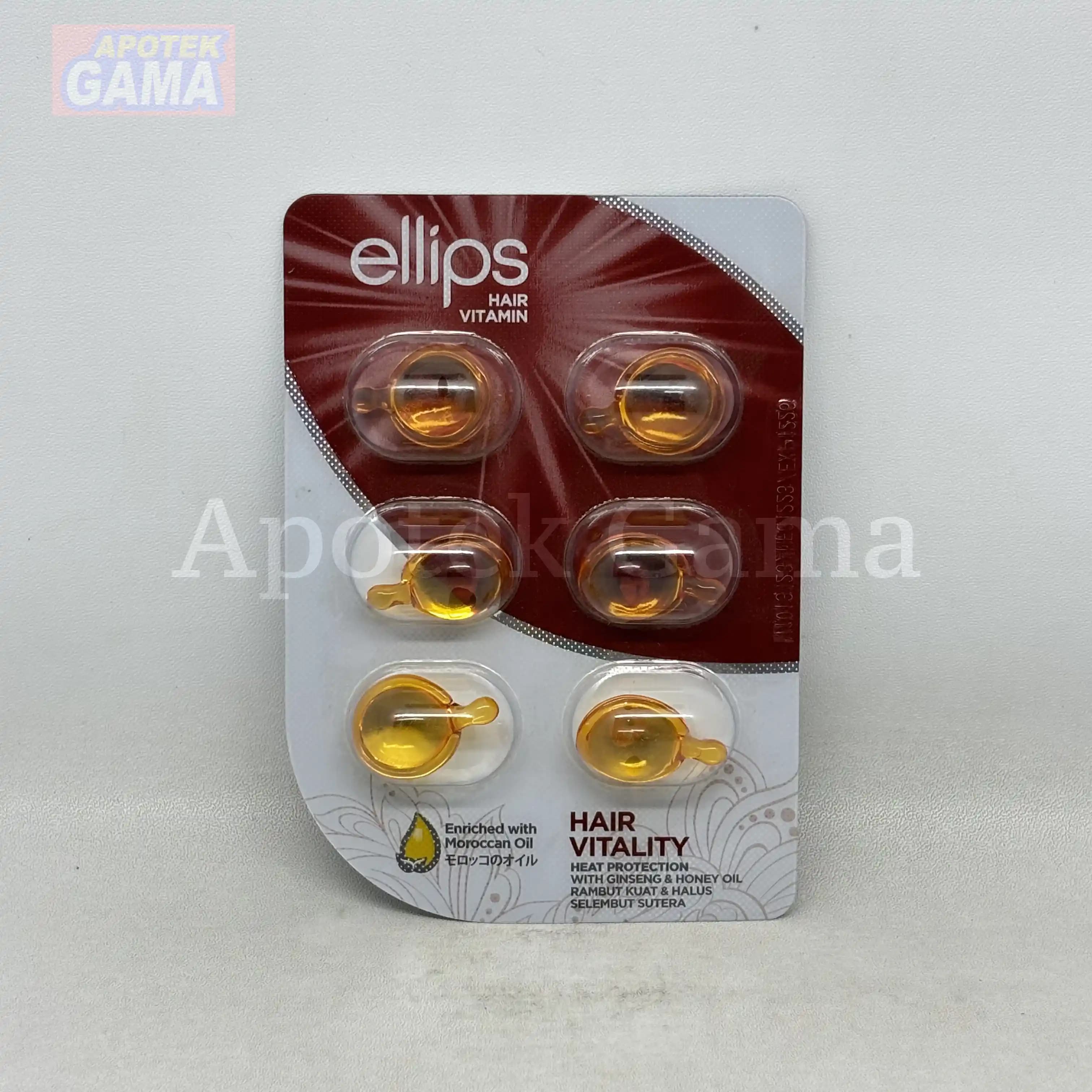 ELLIPS HAIR VITAMIN HAIR VITALITY WITH GINGSENG & HONEY OIL 3