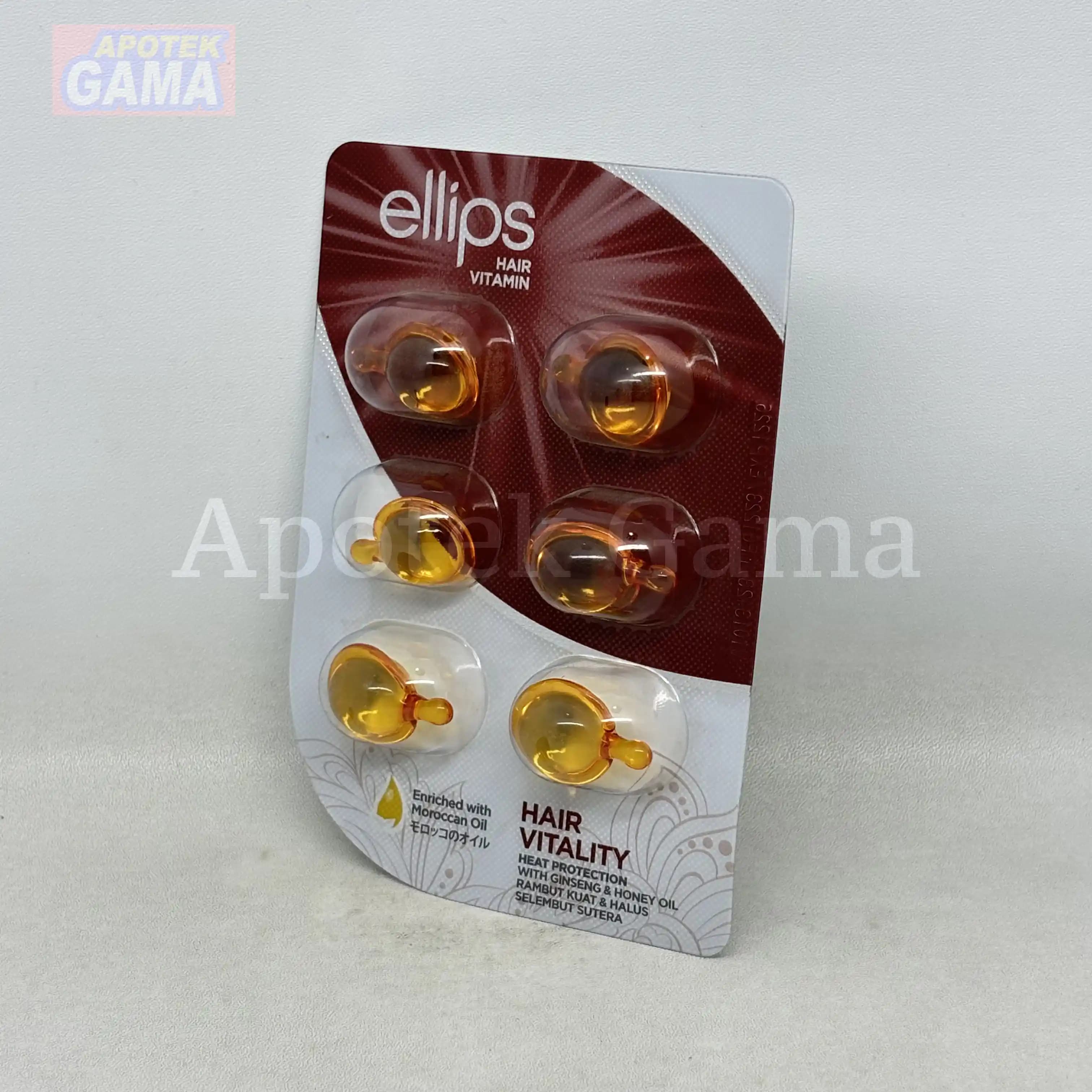ELLIPS HAIR VITAMIN HAIR VITALITY WITH GINGSENG & HONEY OIL 5