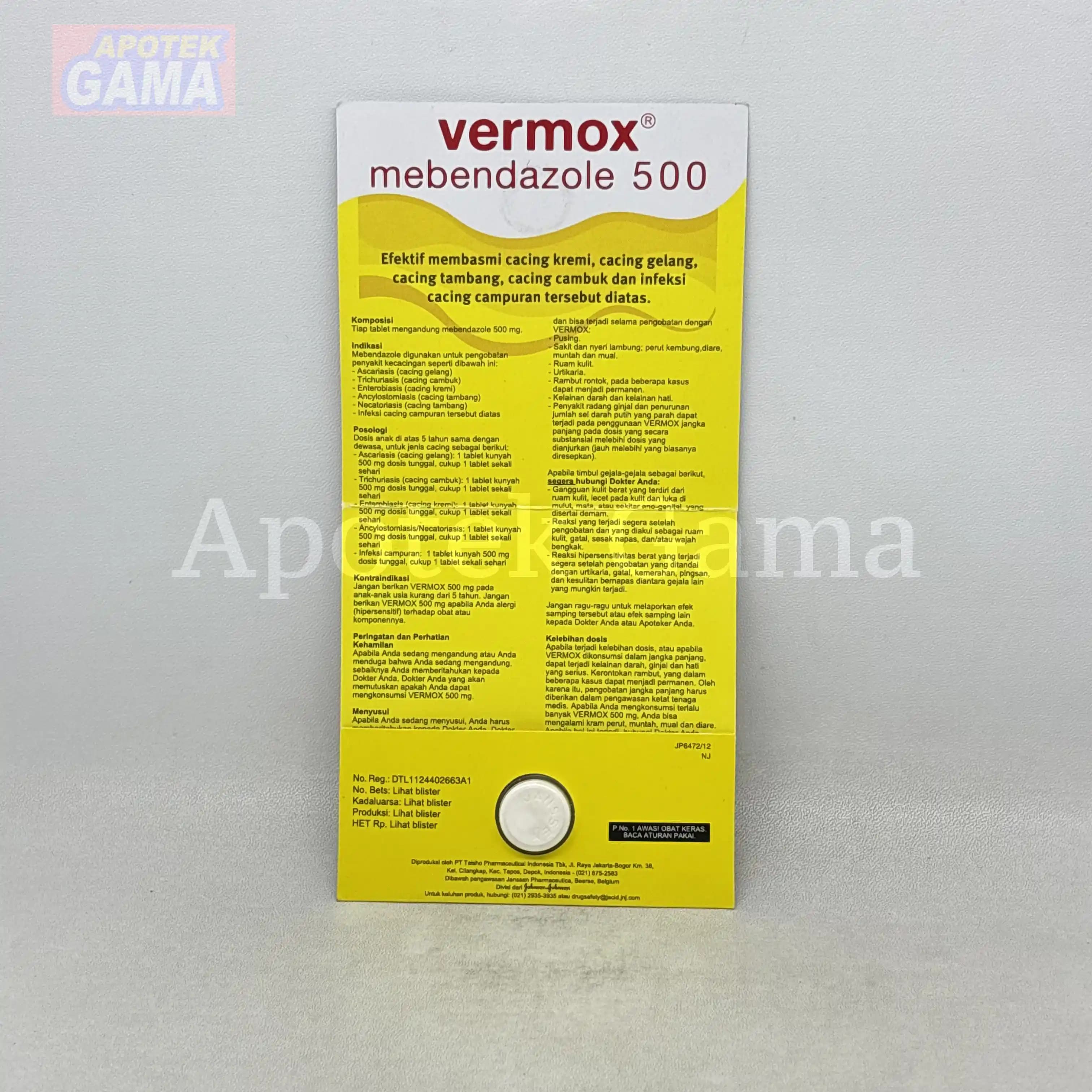 VERMOX 500 4