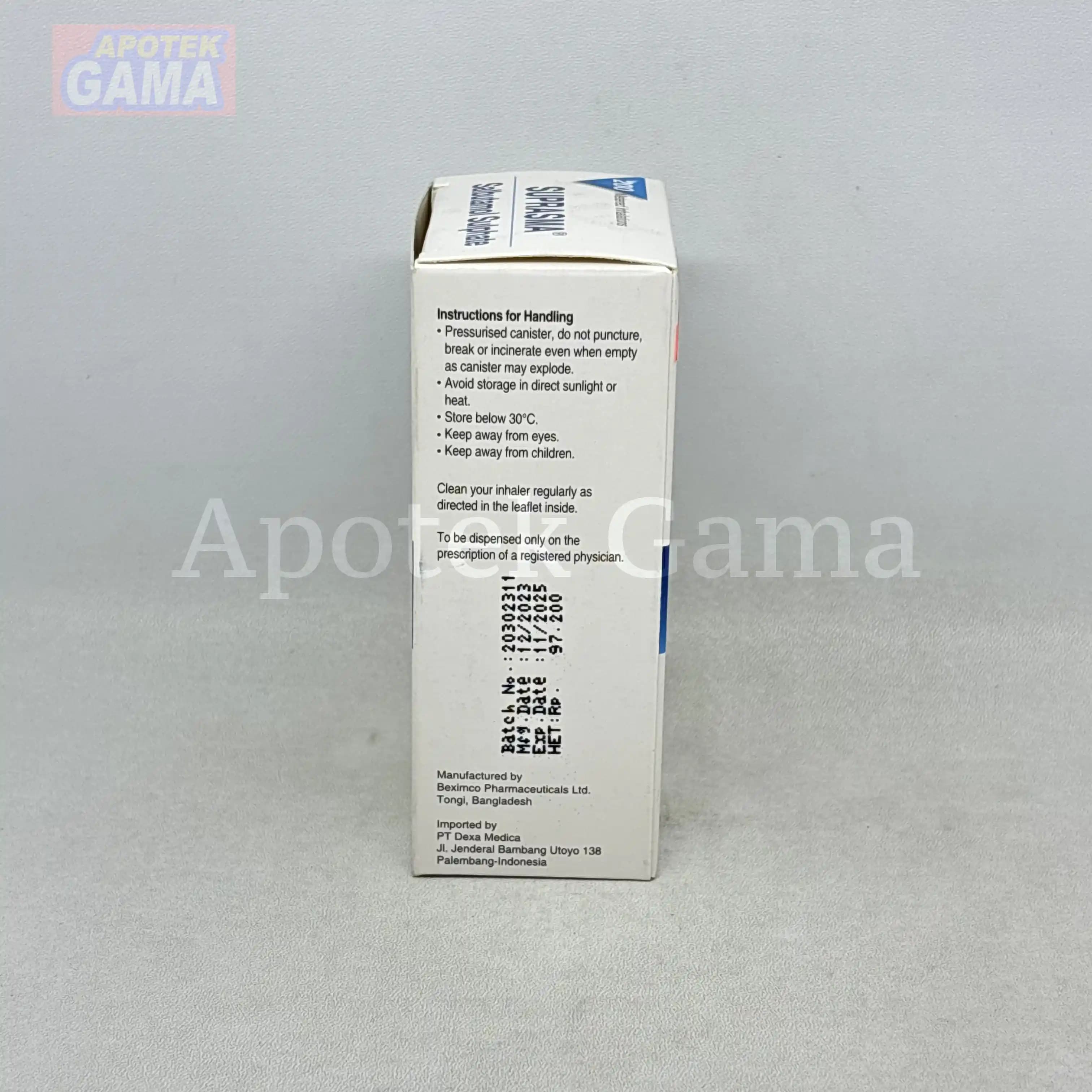 Suprasma HFA Inhaler  3