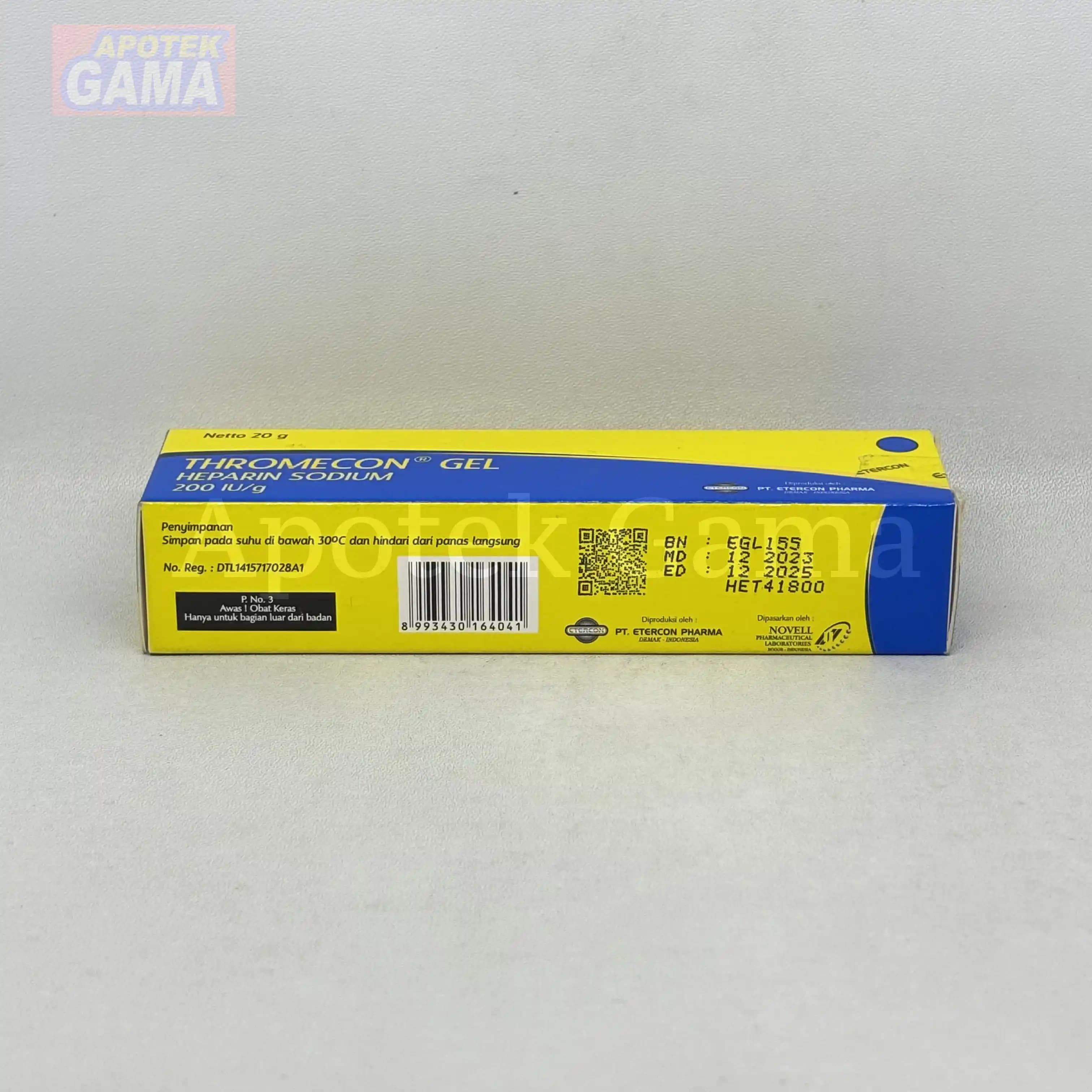 THROMECON GEL 20GR 5
