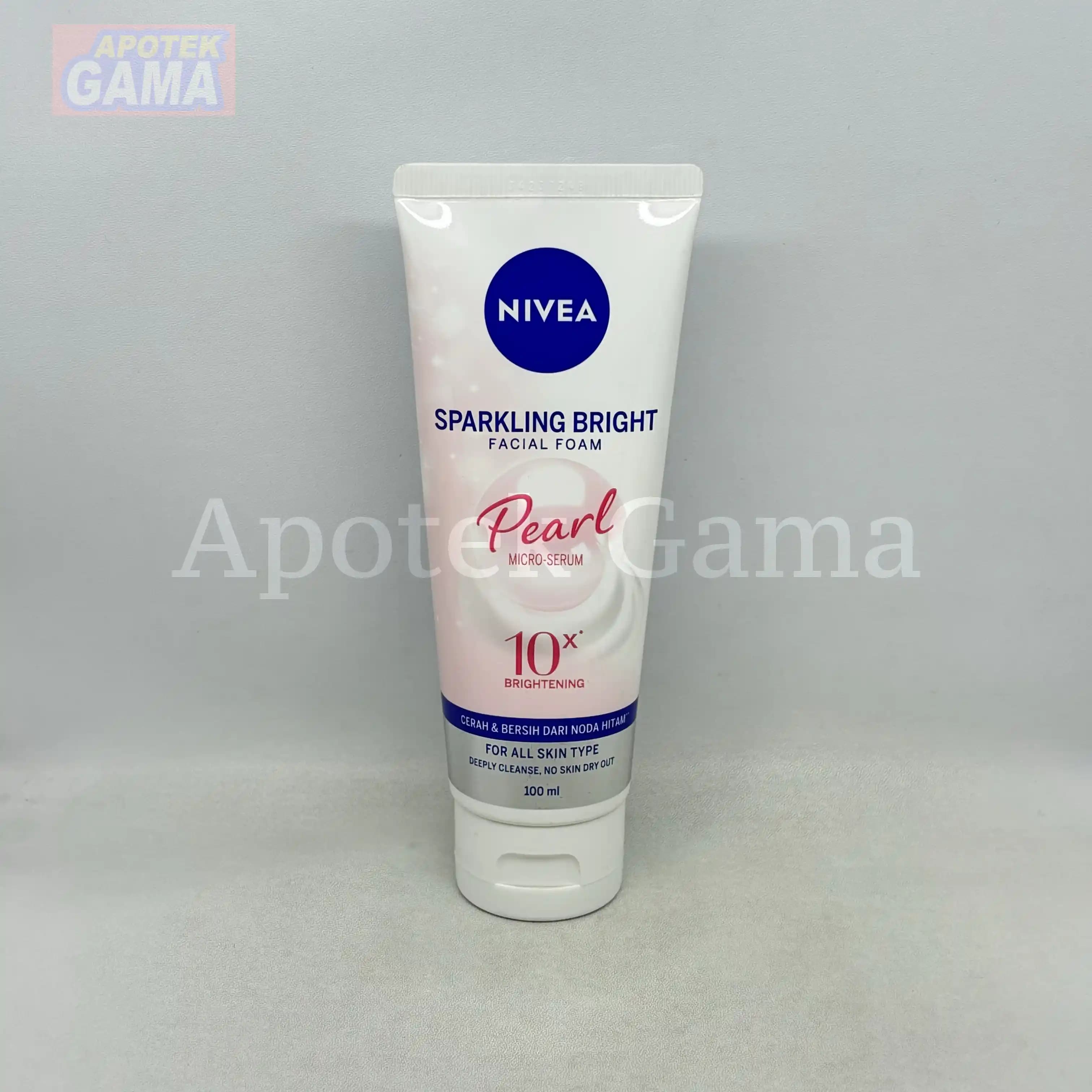 NIVEA SPARKLING WHITE FOAM 100ML