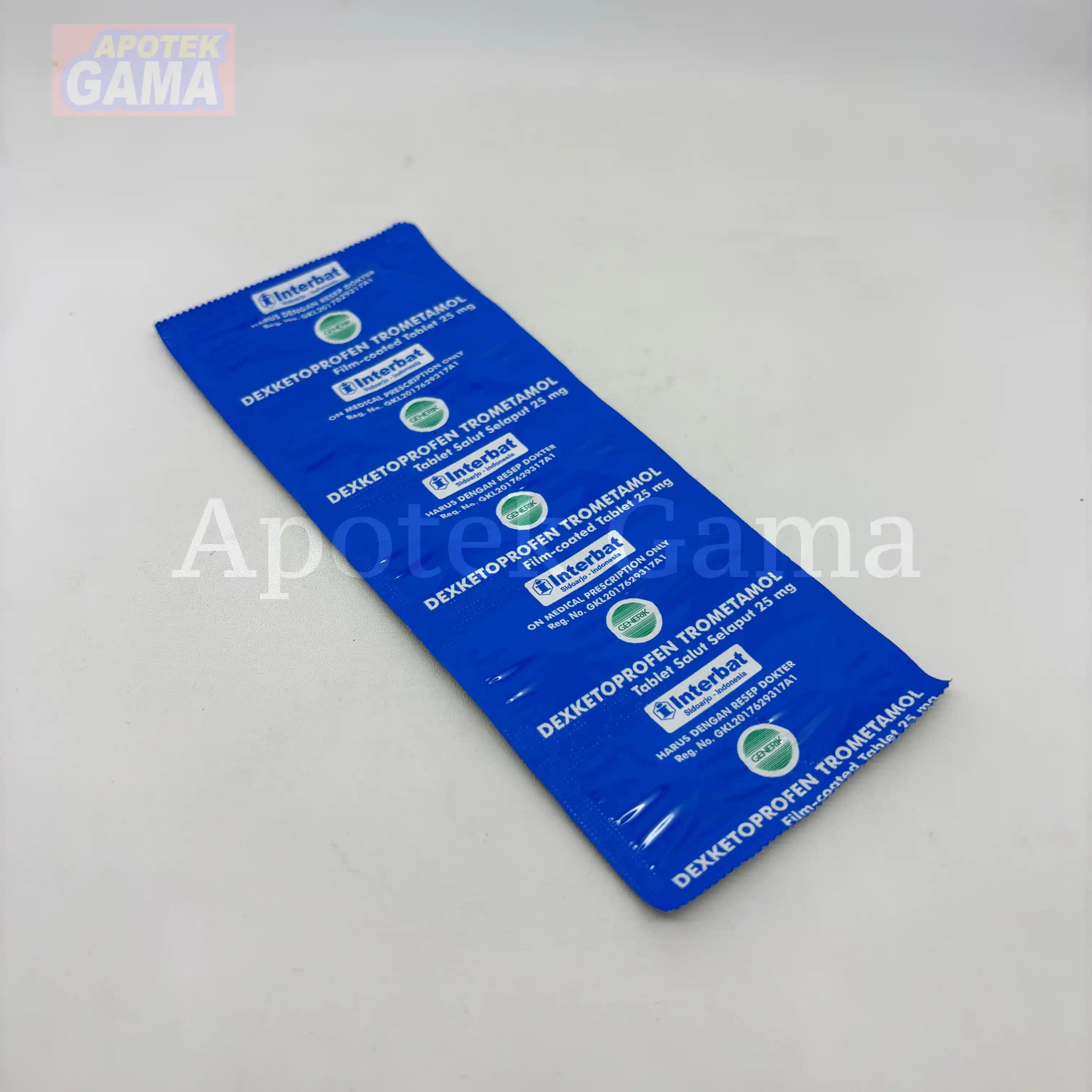 DEXKETOPROFEN TROMETAMOL TAB 25 5