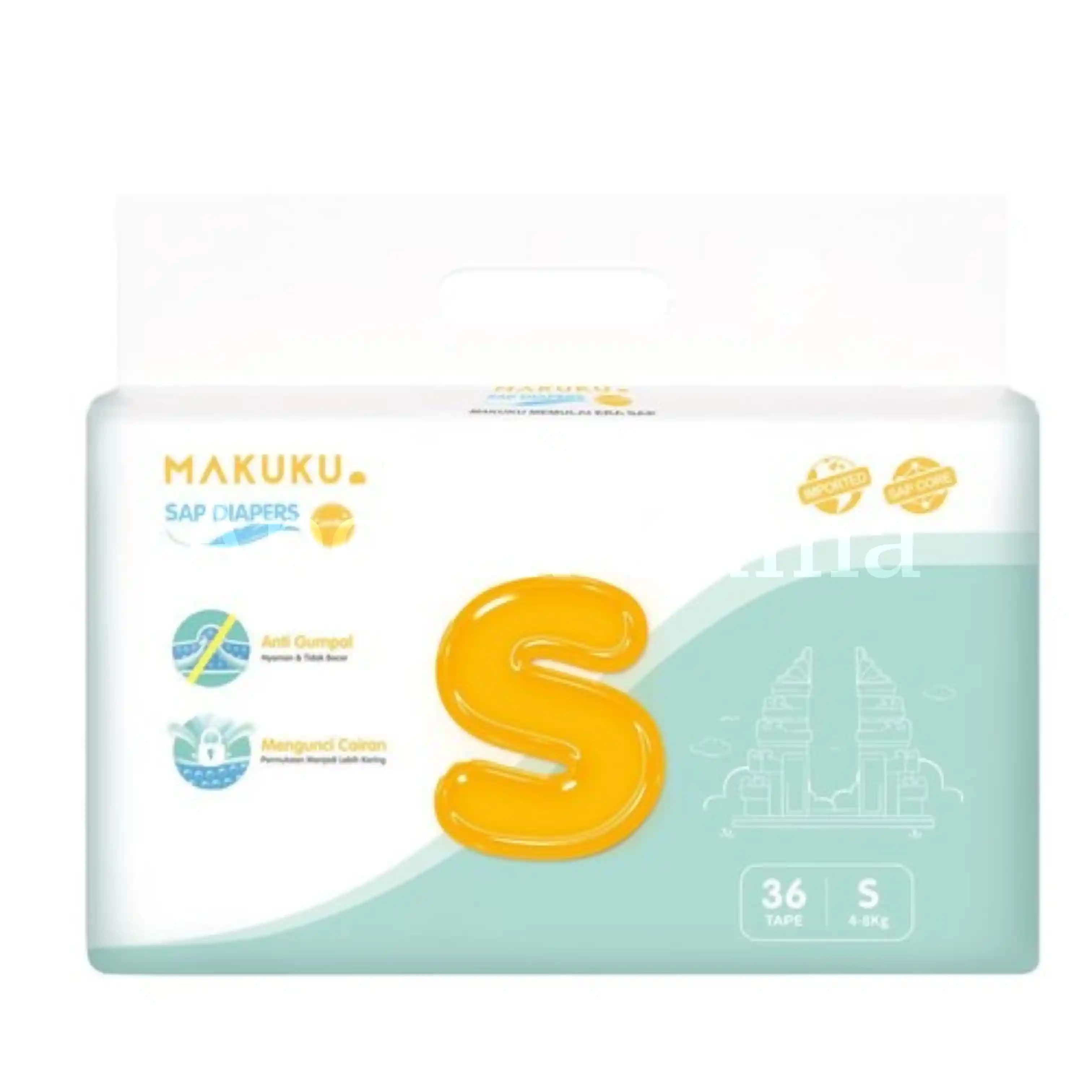MAKUKU DIAPERS COMFORT S 36 2
