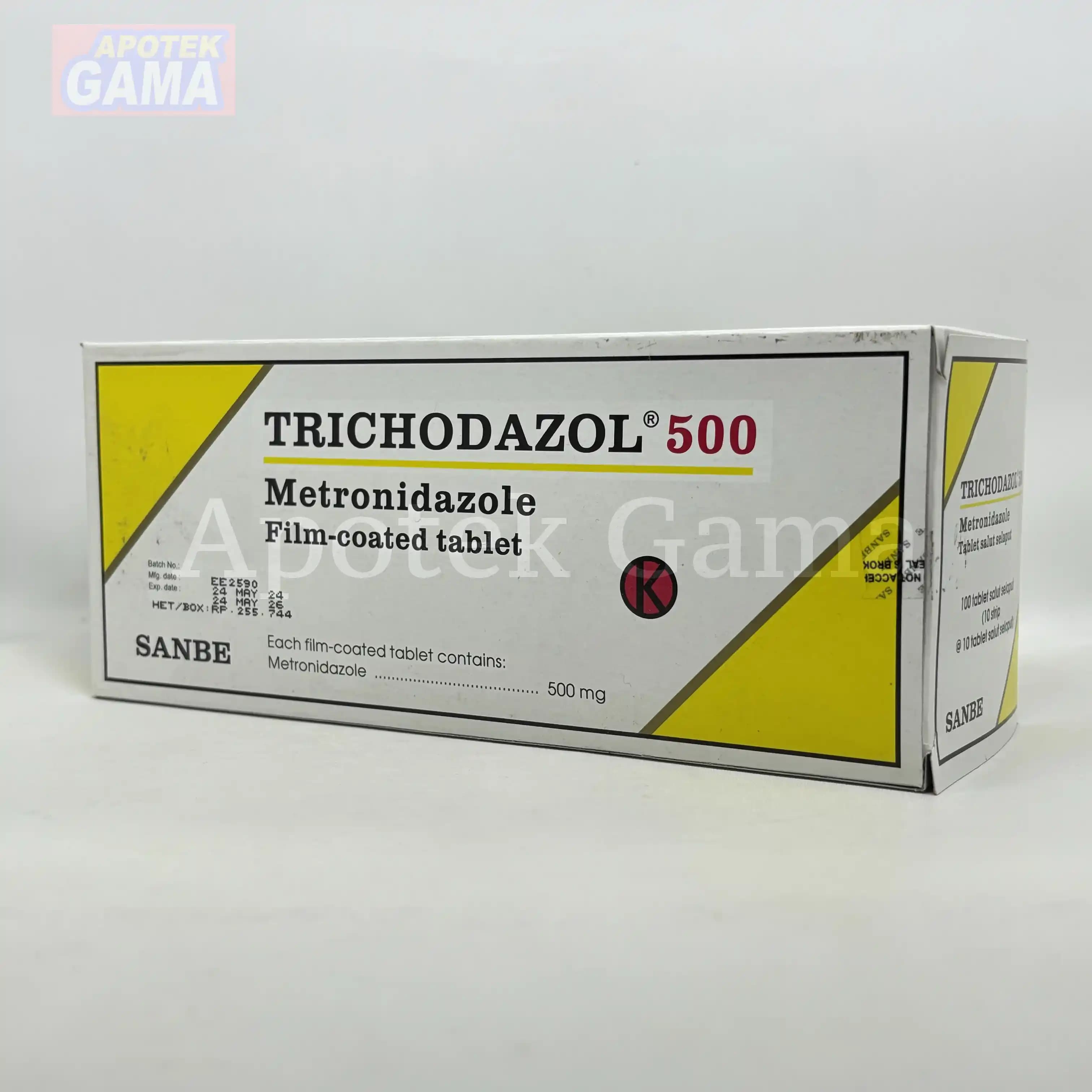 TRICHODAZOLE TAB 500 3