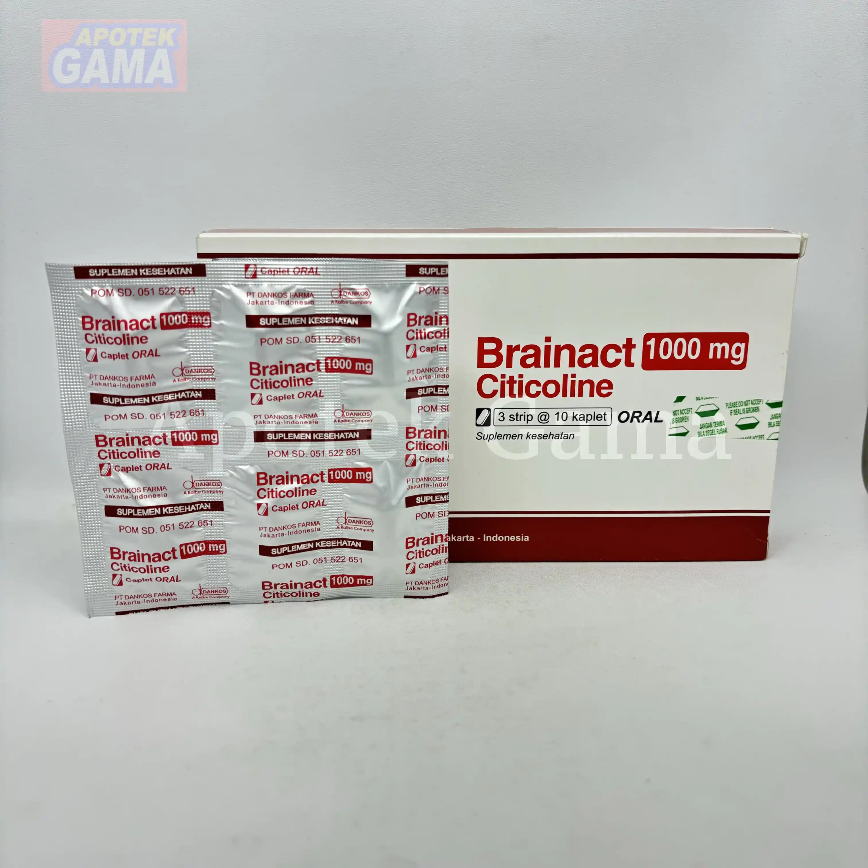 BRAINACT ORAL 1 GR 1000 MG 5