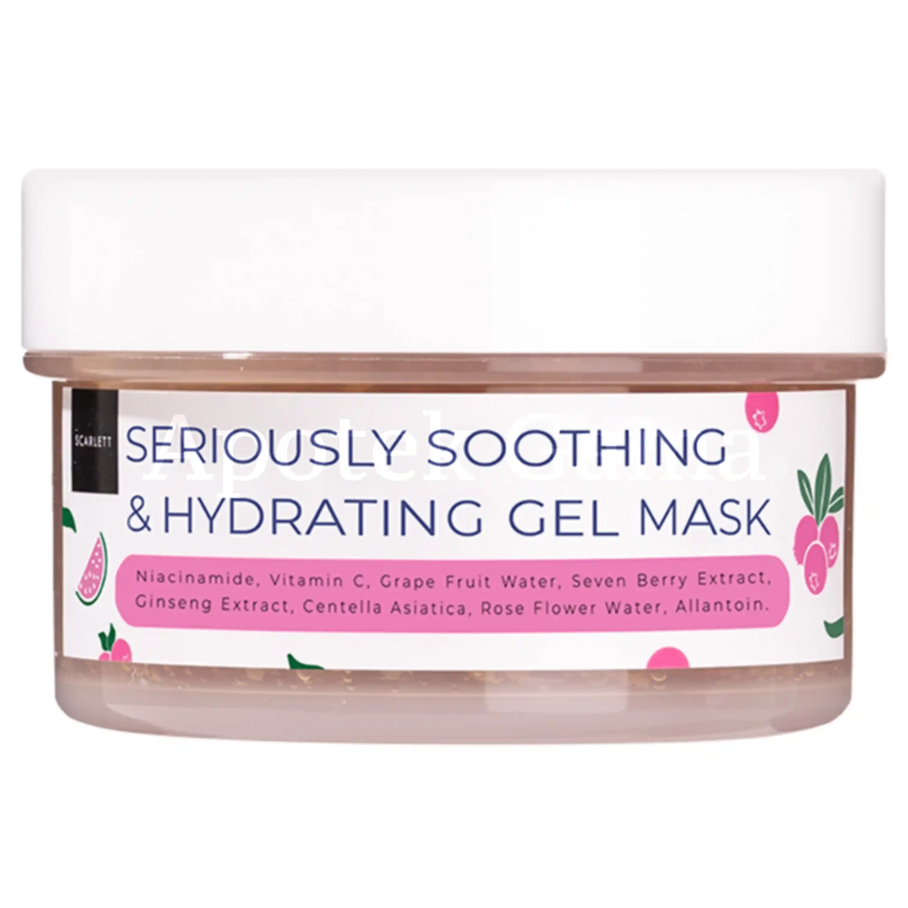 SCARLETT SERIOUSLY & HYDRATING GEL MASK 100GR