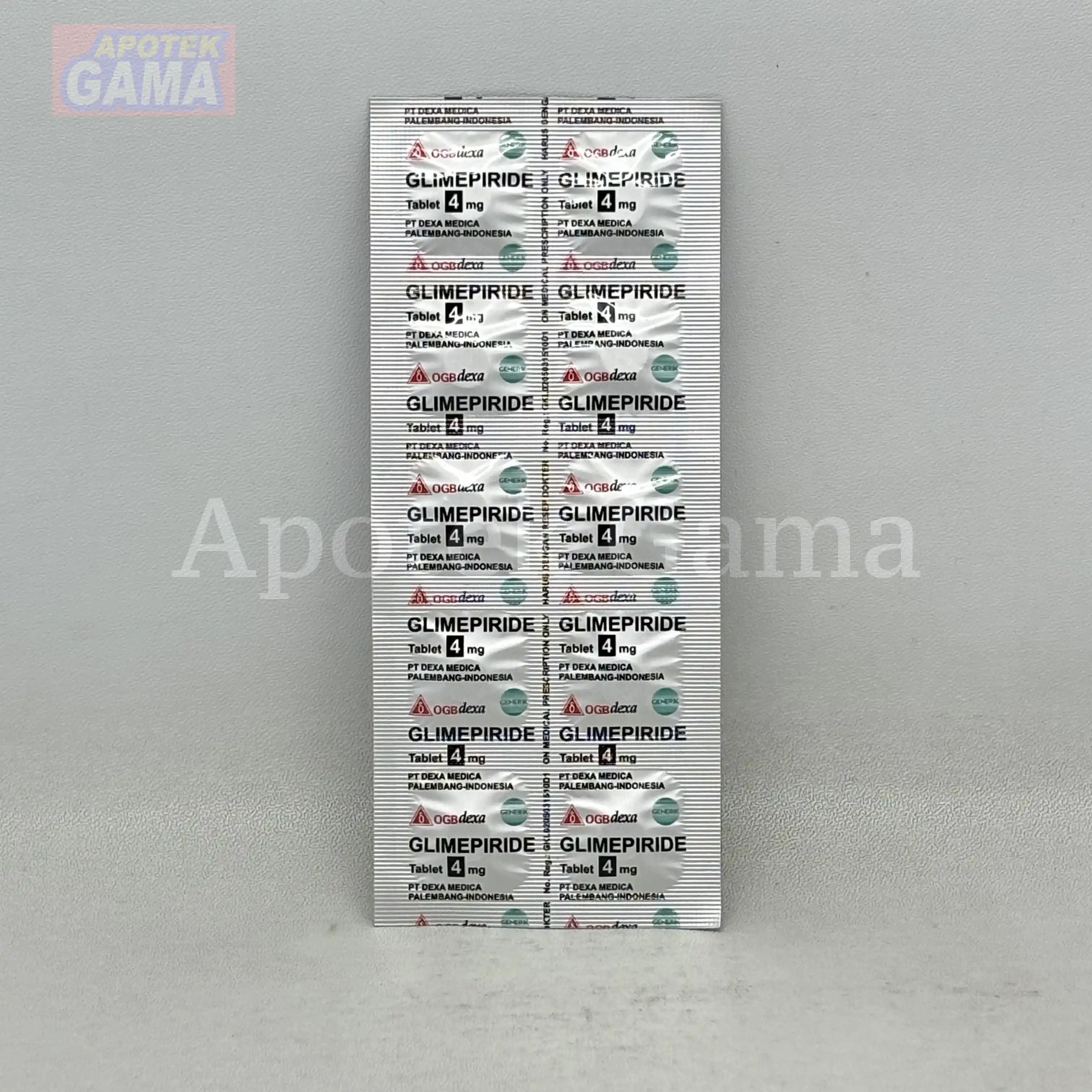 GLIMEPIRIDE 4 MG 3