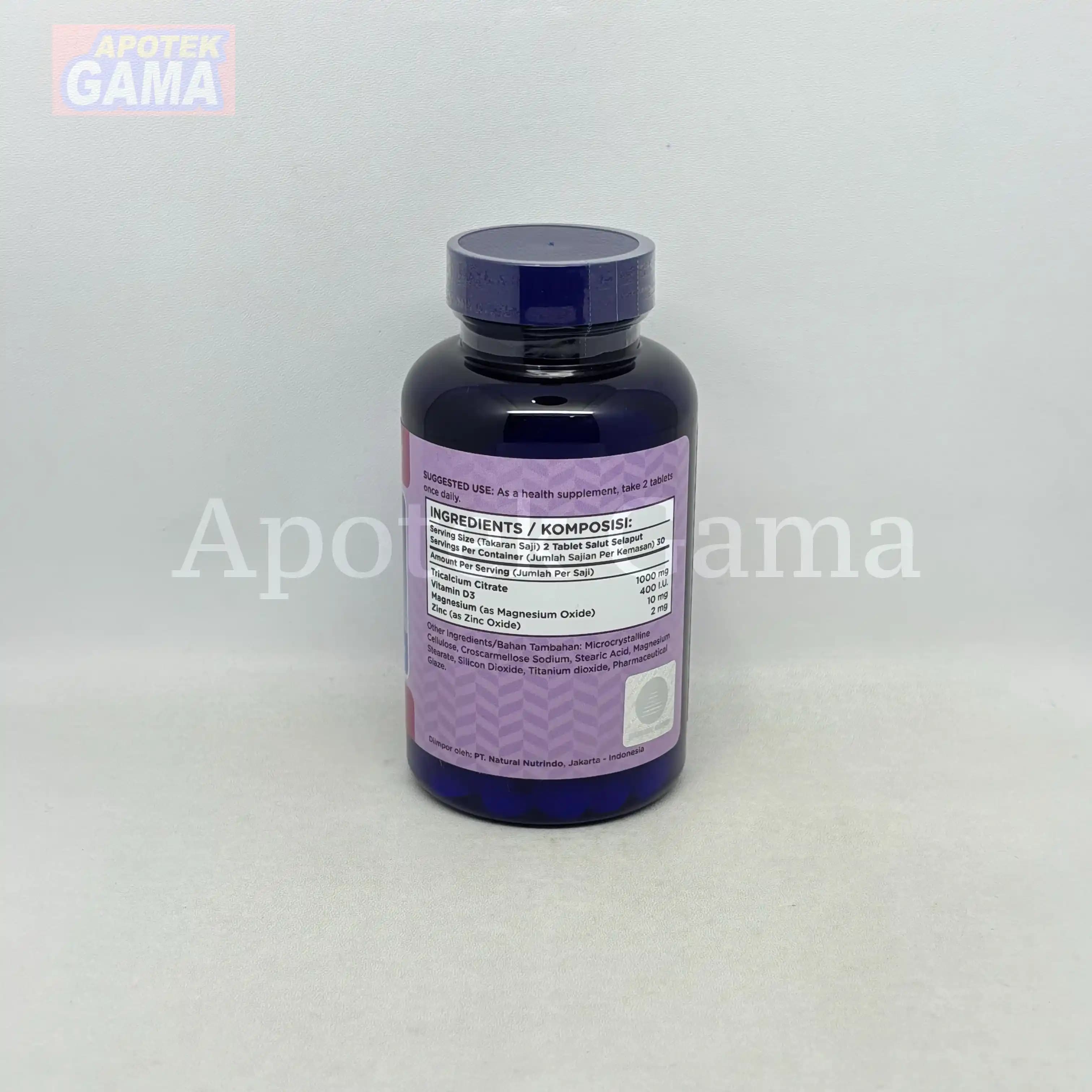 WELLNESS CALCIUM CITRATE 60S 3