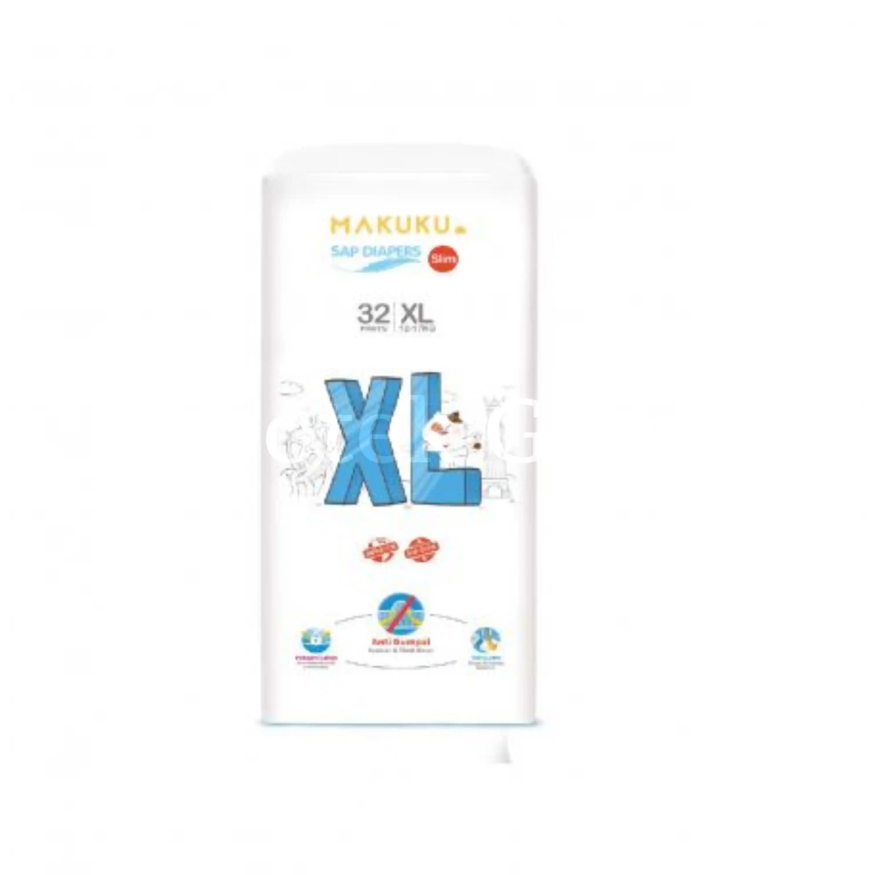 MAKUKU DIAPERS SLIM XL 32