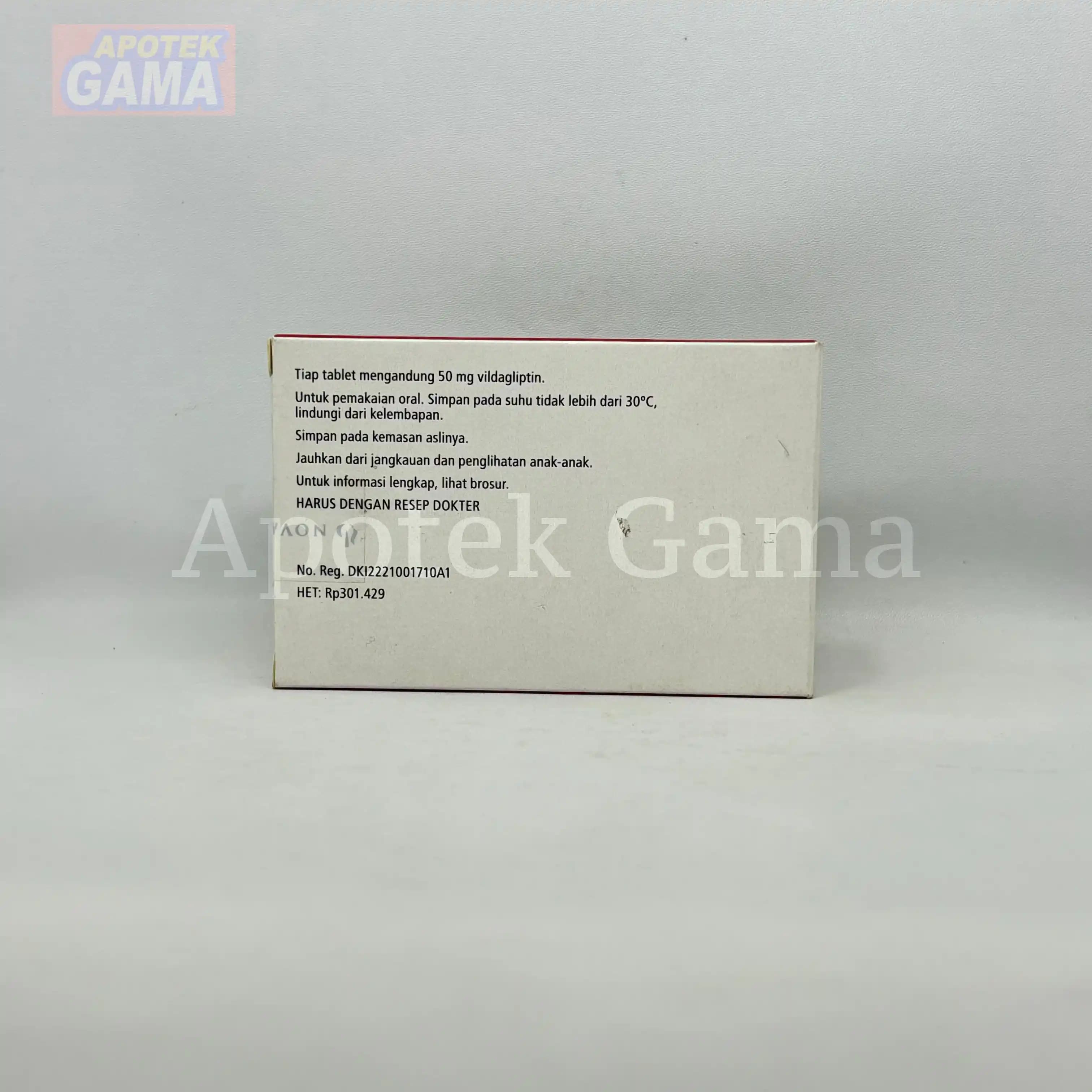 GALVUS 50 MG/28 TAB 2