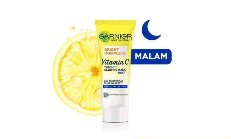 GARNIER BRIGHT COMPLETE VITAMIN C SLEEPING MASK 20ML 4