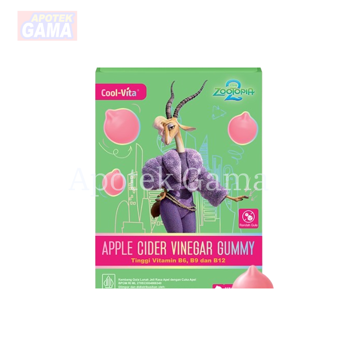 COOLVITA APPLE CIDER VINEGAR GUMMY POUCH