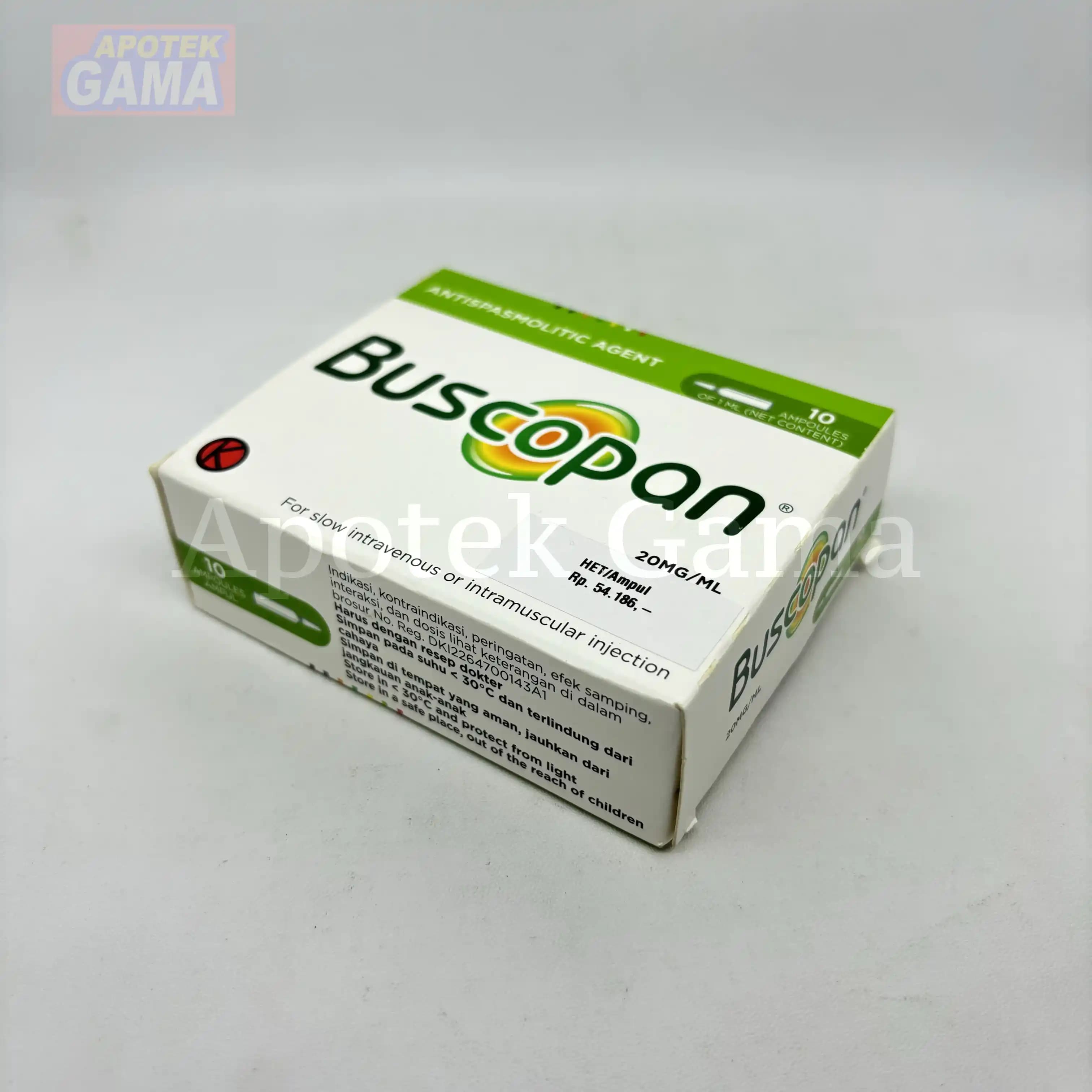 BUSCOPAN INJ 20 MG 5