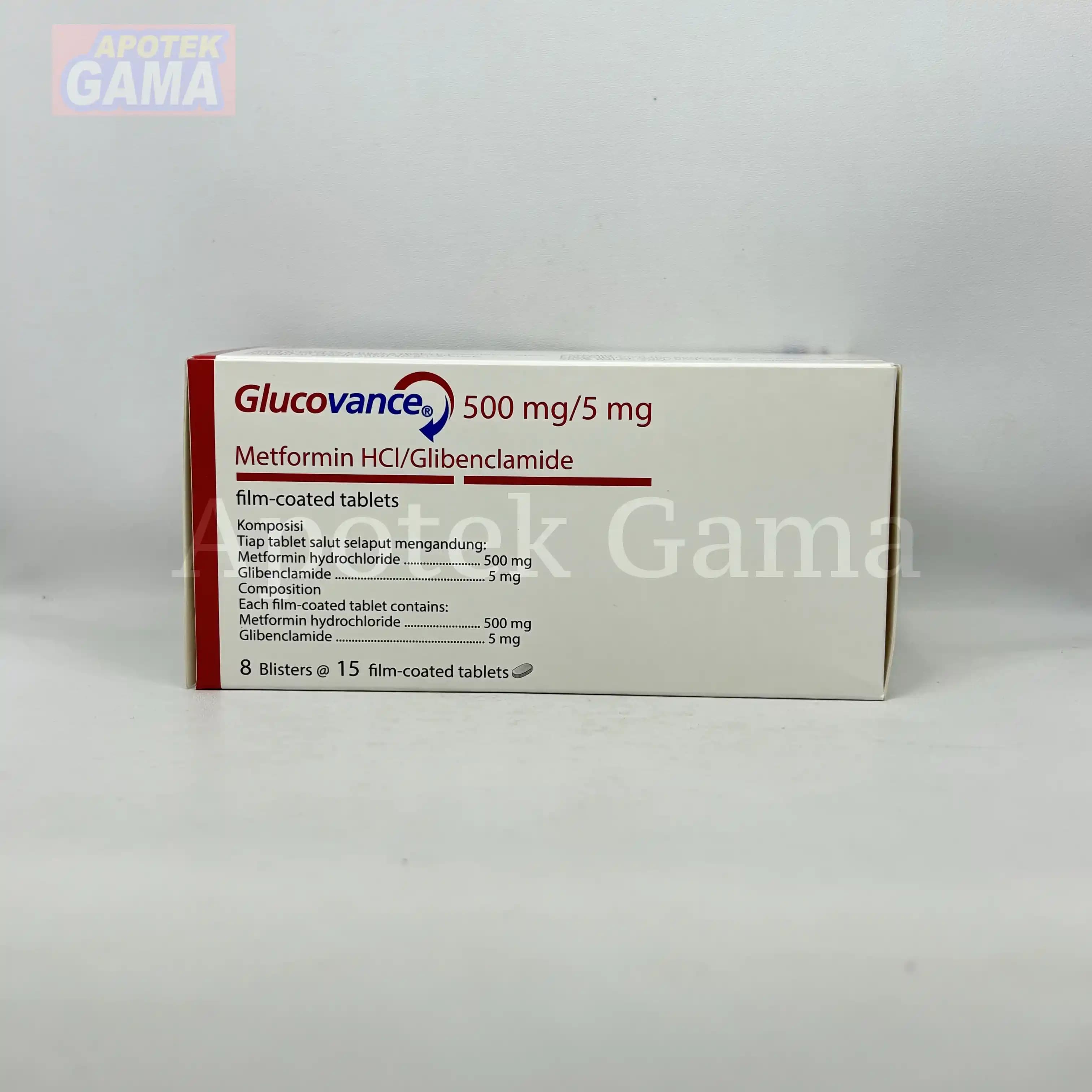 GLUCOVANCE TAB 500/5 4
