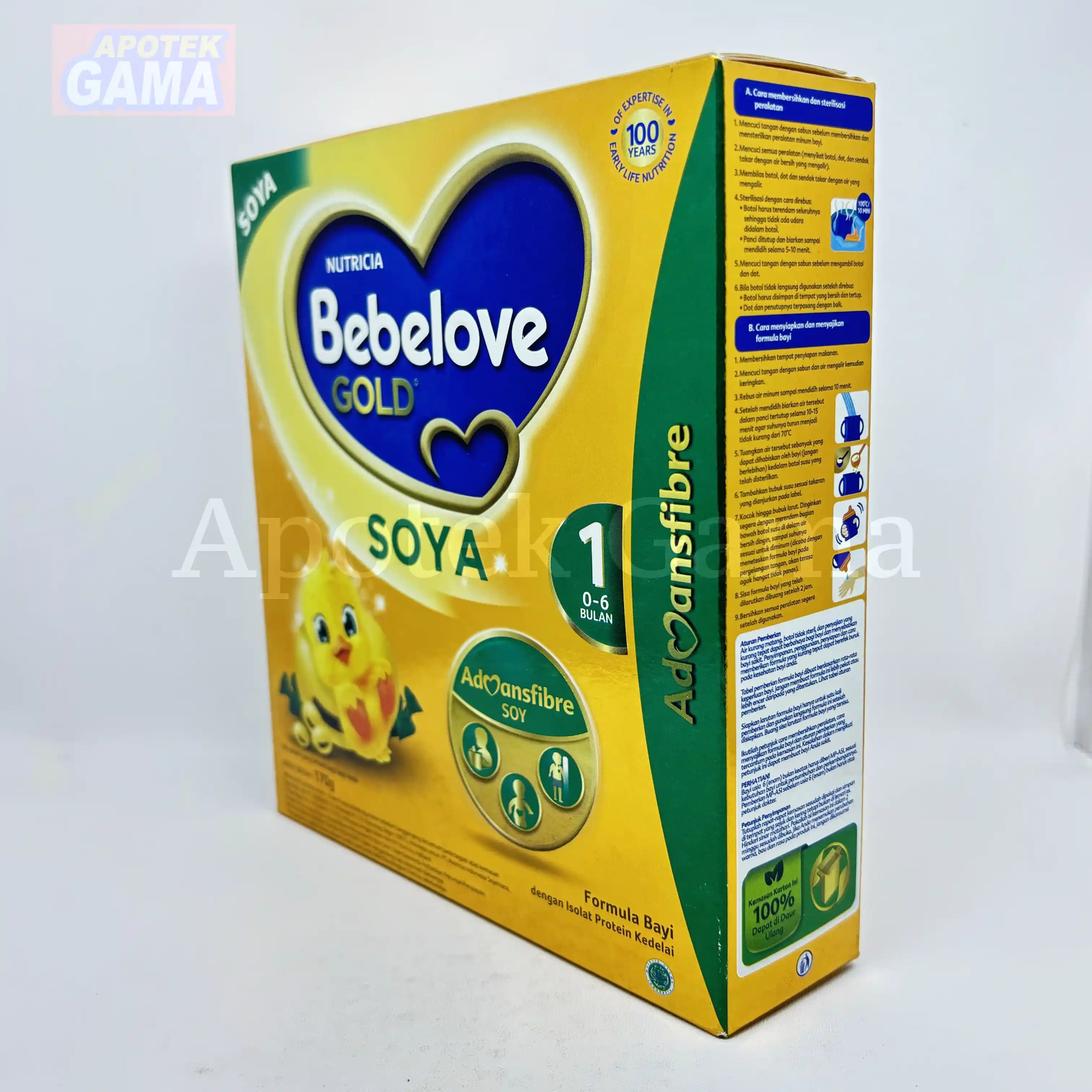 BEBELOVE GOLD 1 SOYA 170 GR 4