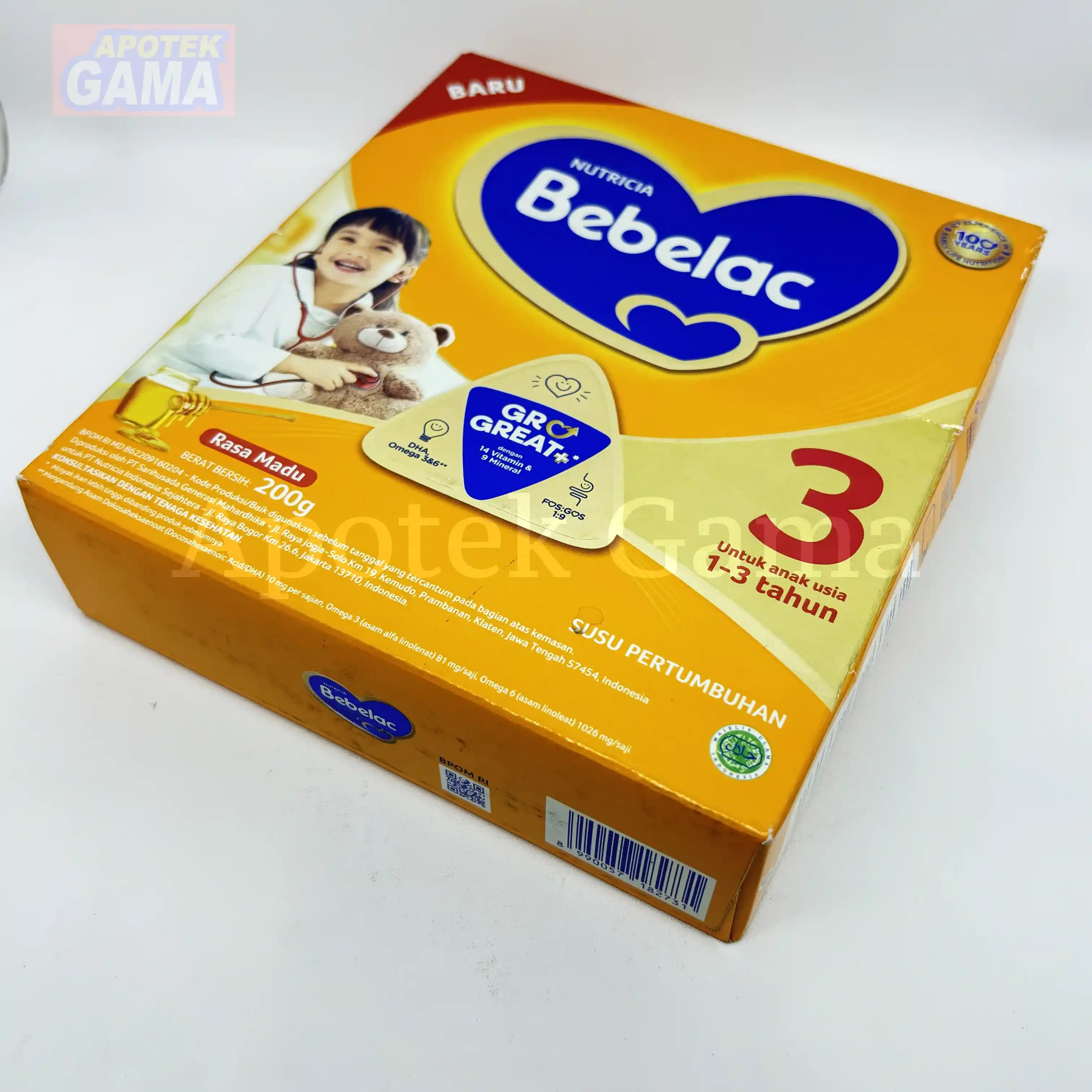 BEBELAC 3 HONEY HIQEQ 200 GR