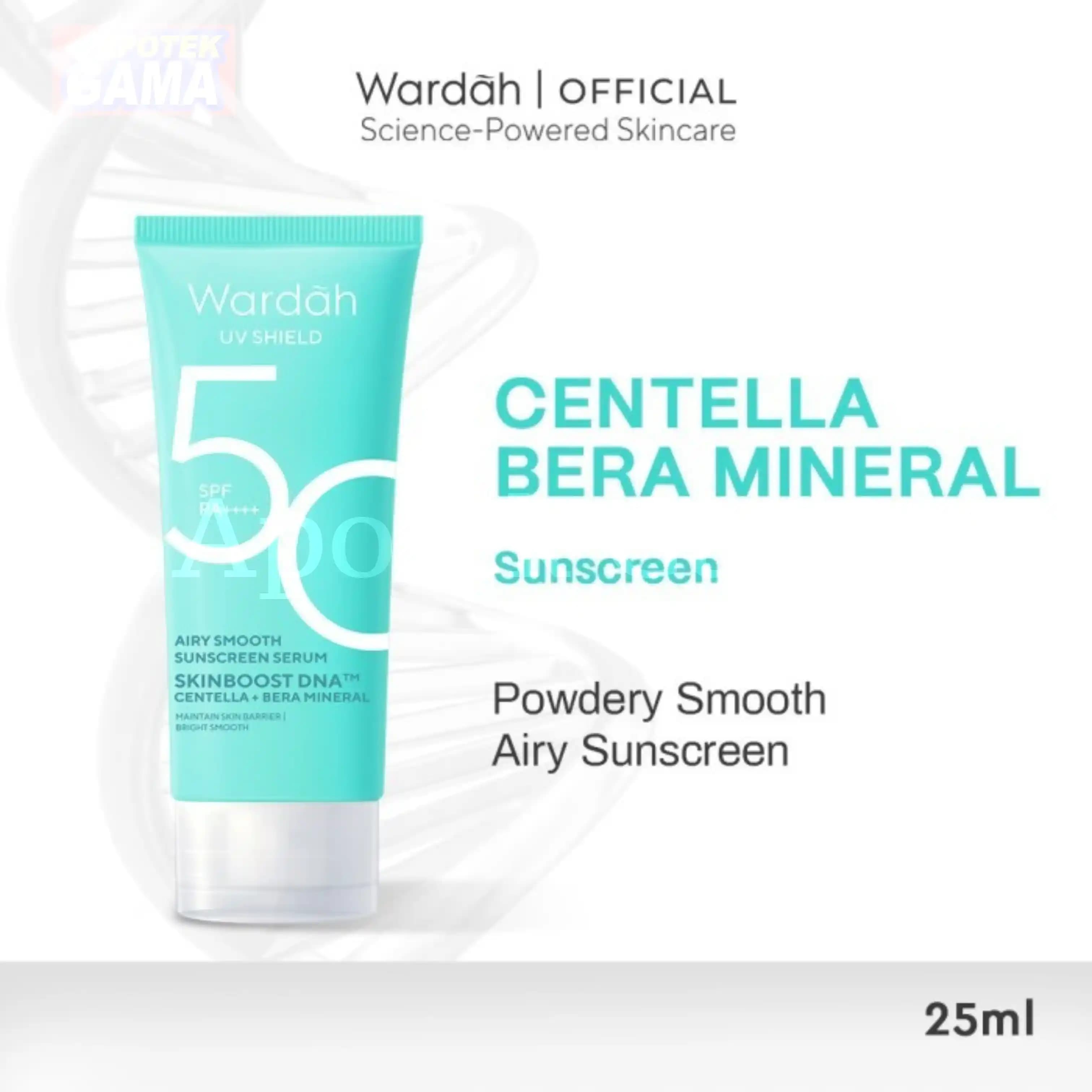 WARDAH UV SHIELD AIRY SMOOTH SUNSCREEN SERUM SPF 50 PA++ 25 ML